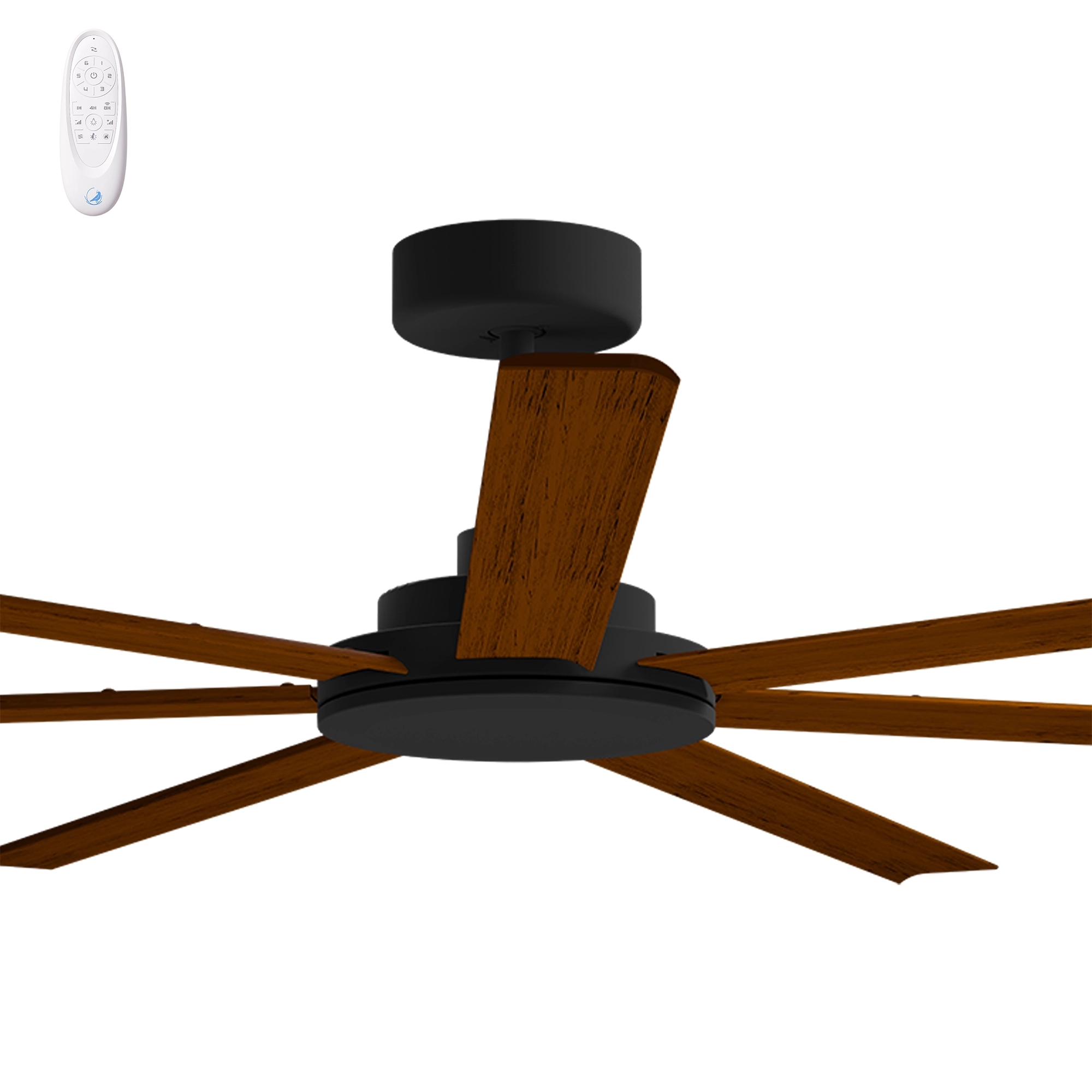 Calibo Alula 80" (2032mm) 7 Blade Indoor/Outdoor DC Ceiling Fan & Remote