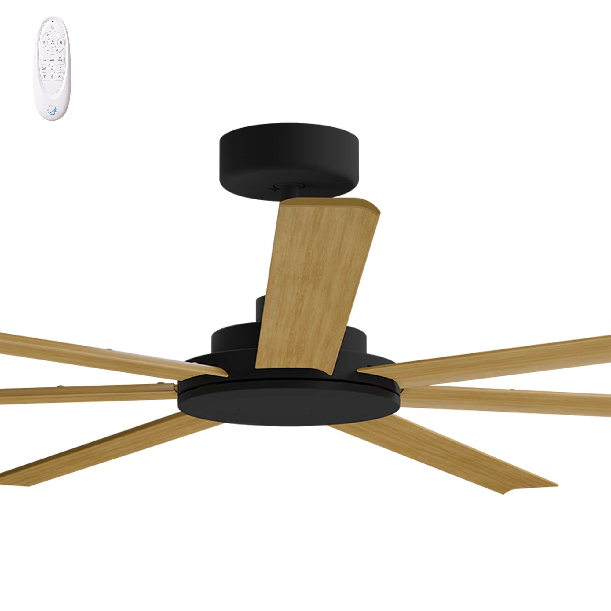 Calibo Alula 80" (2032mm) 7 Blade Indoor/Outdoor DC Ceiling Fan & Remote