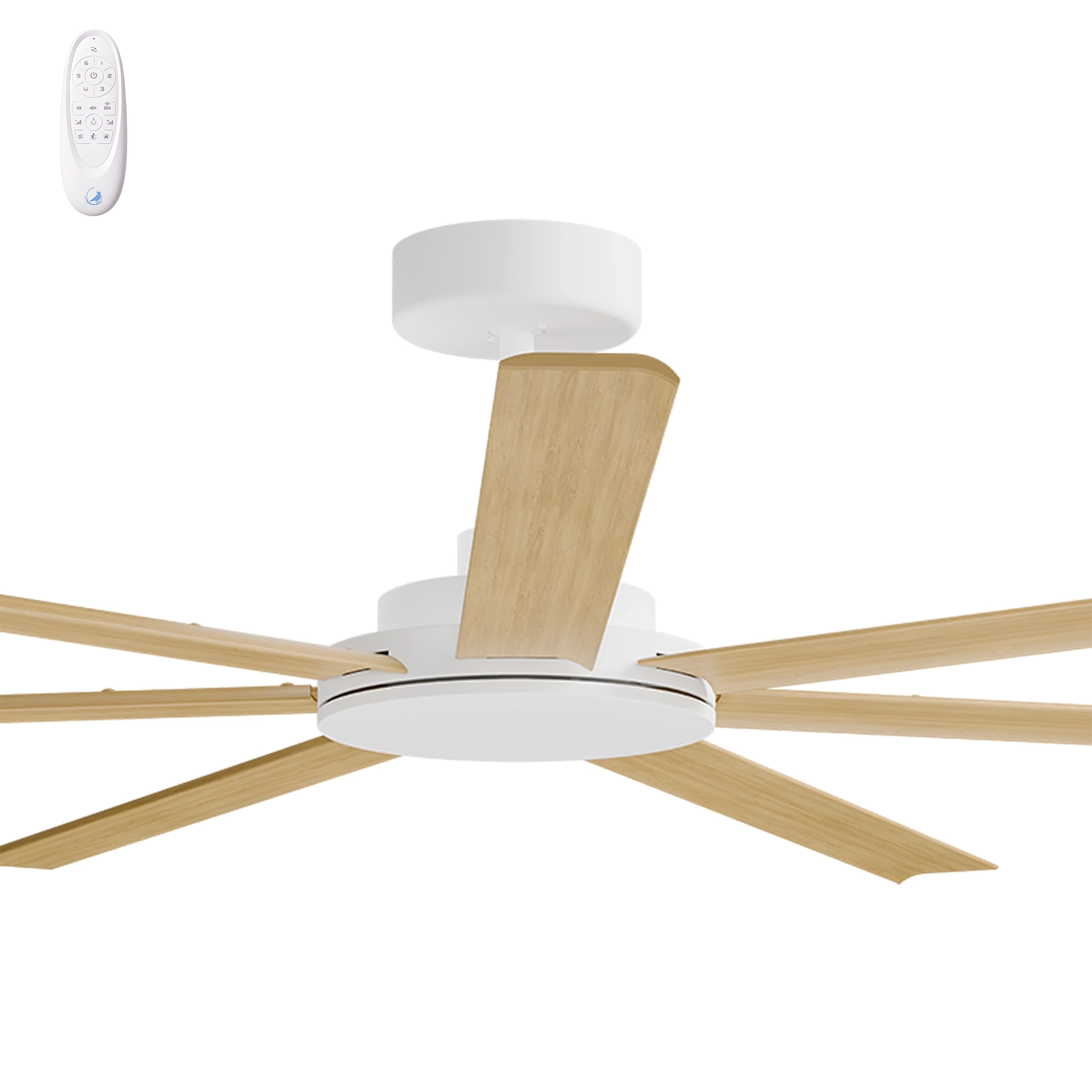 Calibo Alula 80" (2032mm) 7 Blade Indoor/Outdoor DC Ceiling Fan & Remote