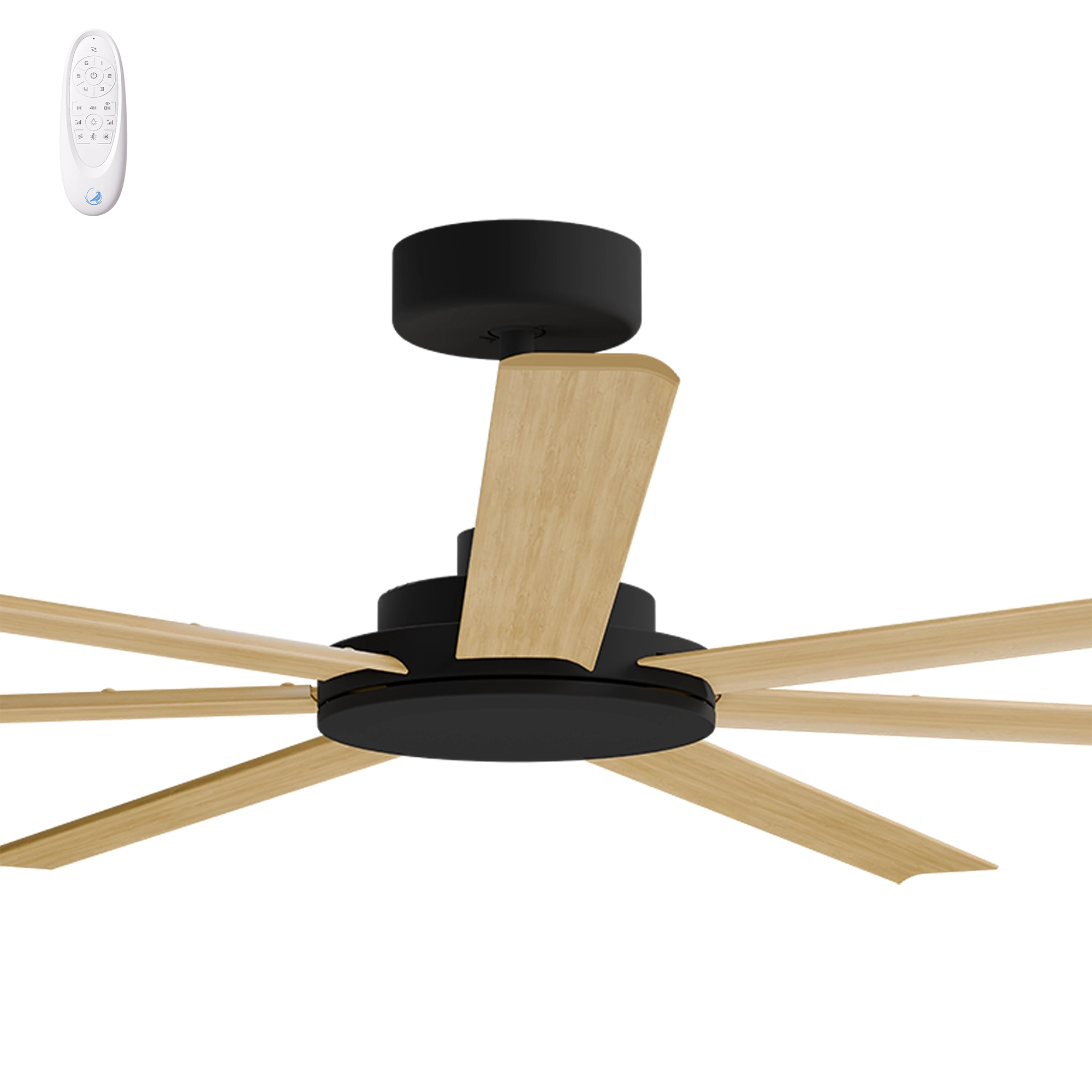 Calibo Alula 80" (2032mm) 7 Blade Indoor/Outdoor DC Ceiling Fan & Remote