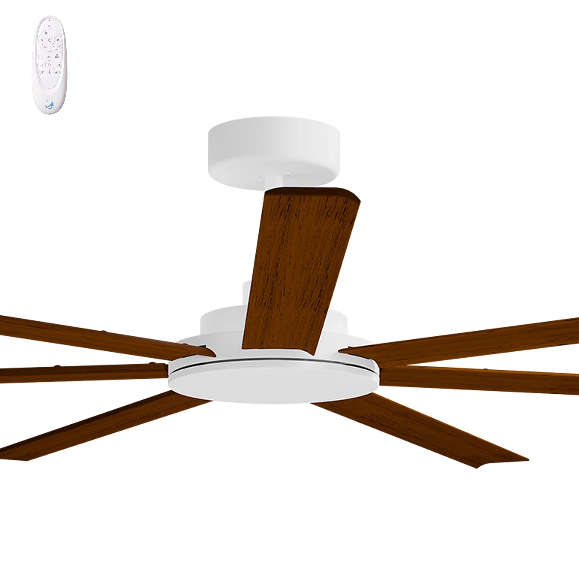Calibo Alula 80" (2032mm) 7 Blade Indoor/Outdoor DC Ceiling Fan & Remote