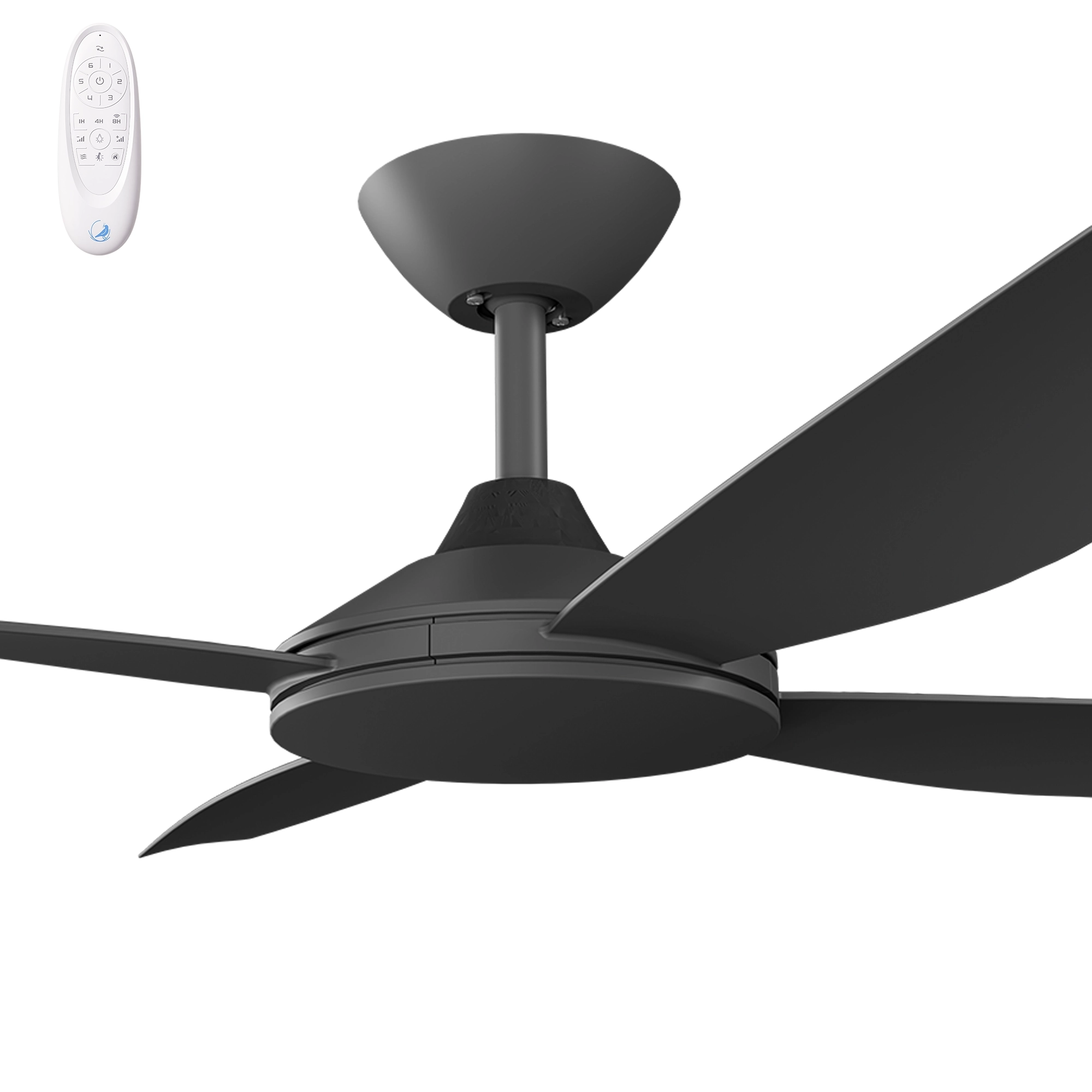 [286275] Calibo Vanga 48" DC Smart Ceiling Fan with Remote Control (BLACK)