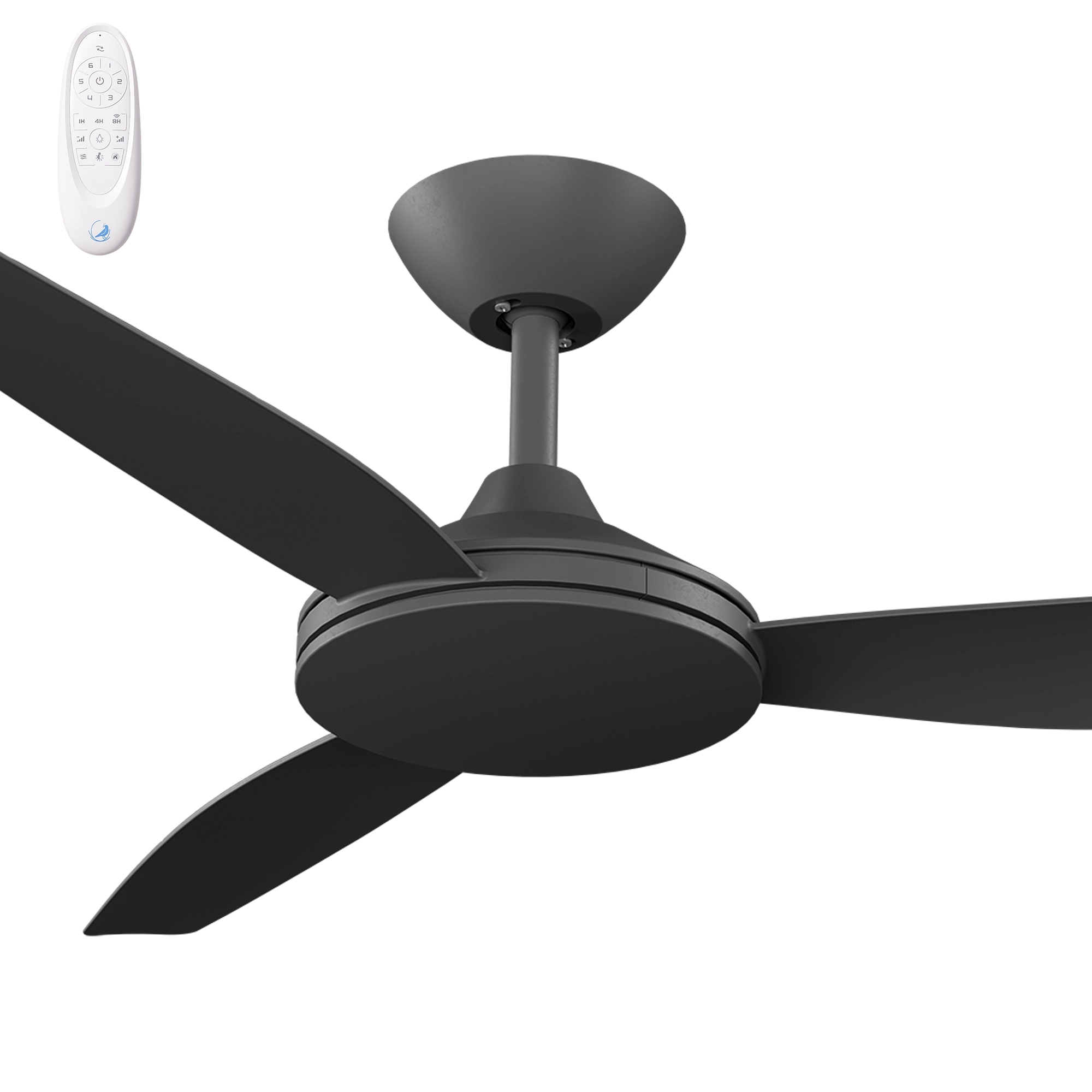 [286227] Calibo Condor 48" DC Smart Ceiling Fan with Remote Control (BLACK)