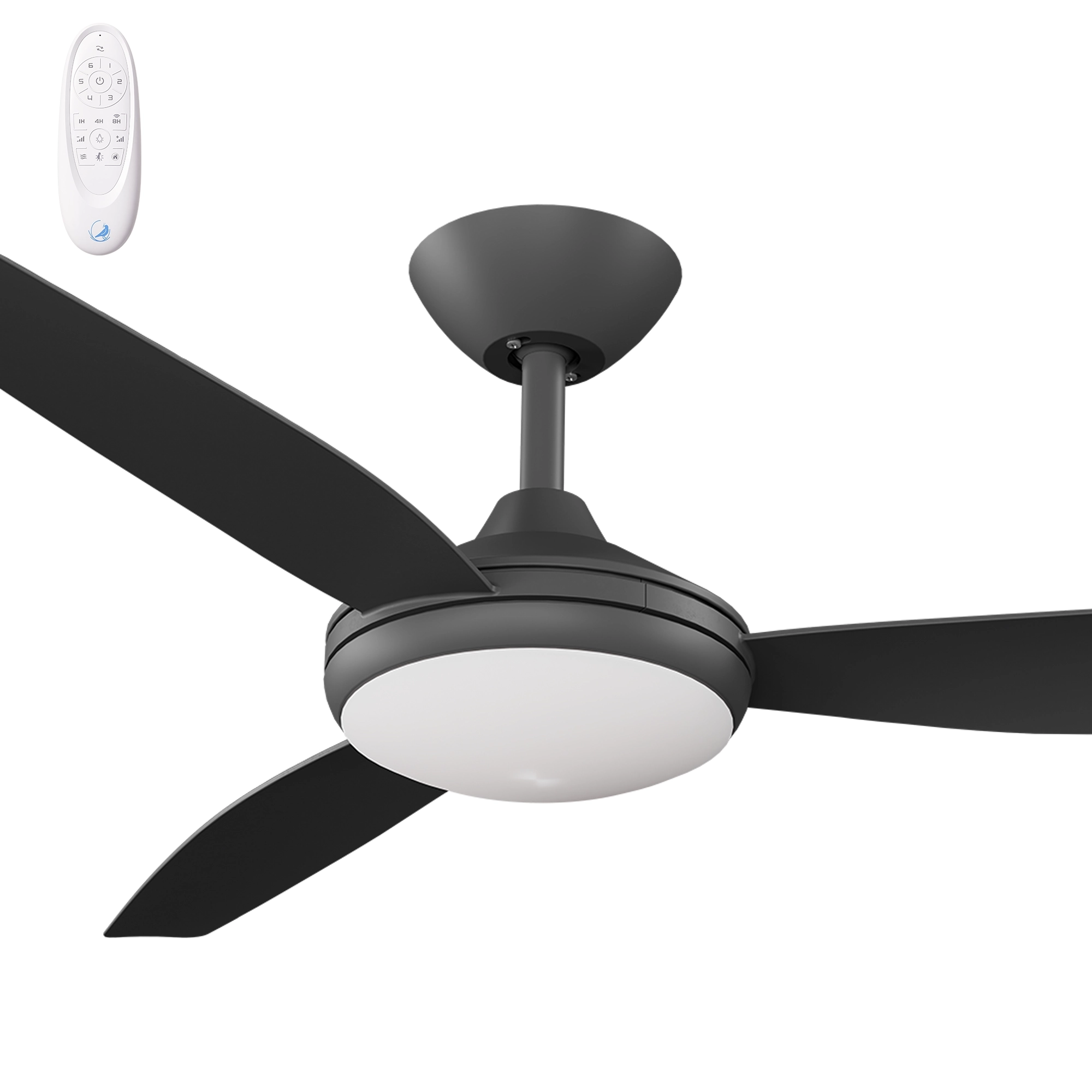 [286251] Calibo Condor 52" DC Smart Ceiling Fan with LED Light and Remote Control (BLACK)