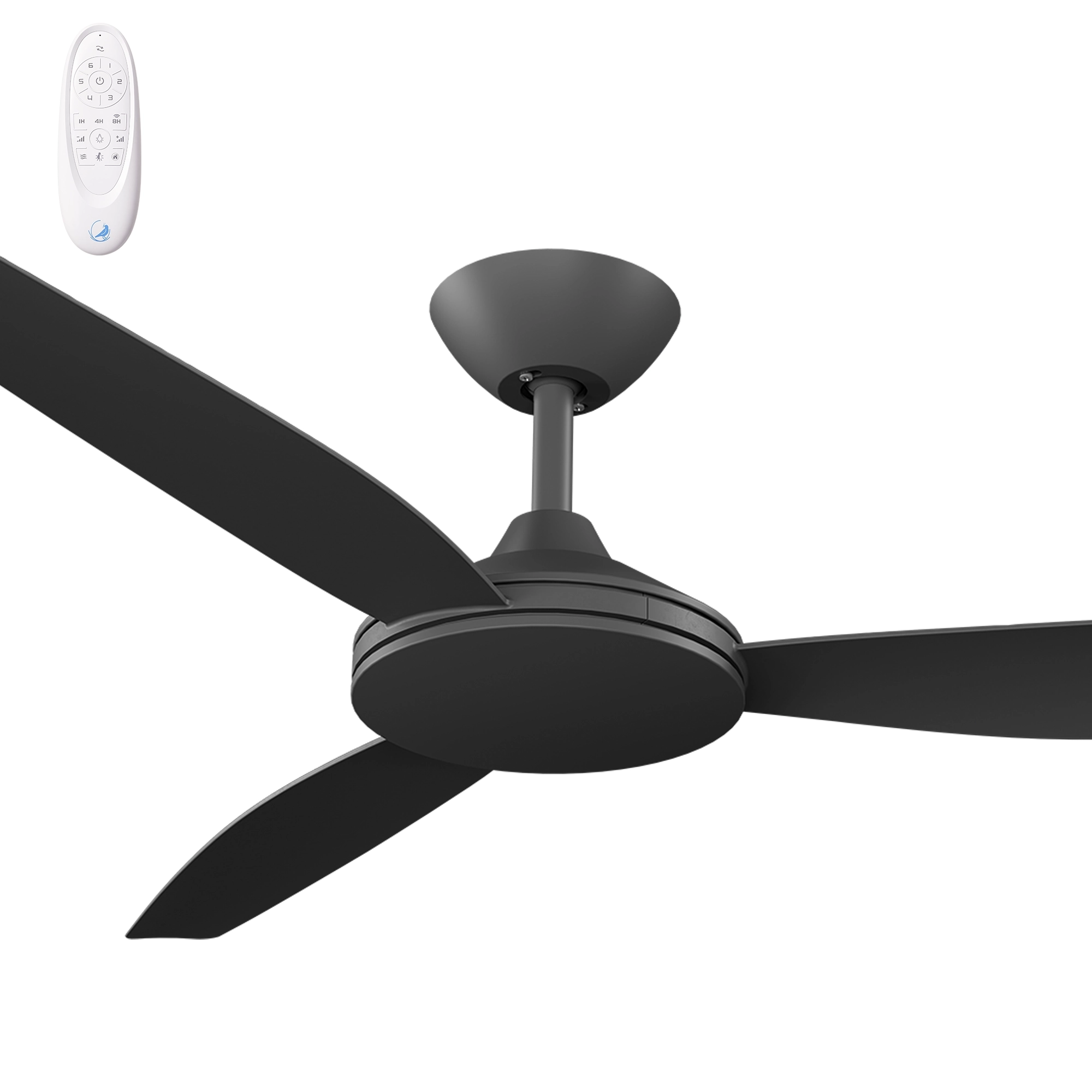 [286259] Calibo Condor 56" DC Smart Ceiling Fan with Remote Control (BLACK)
