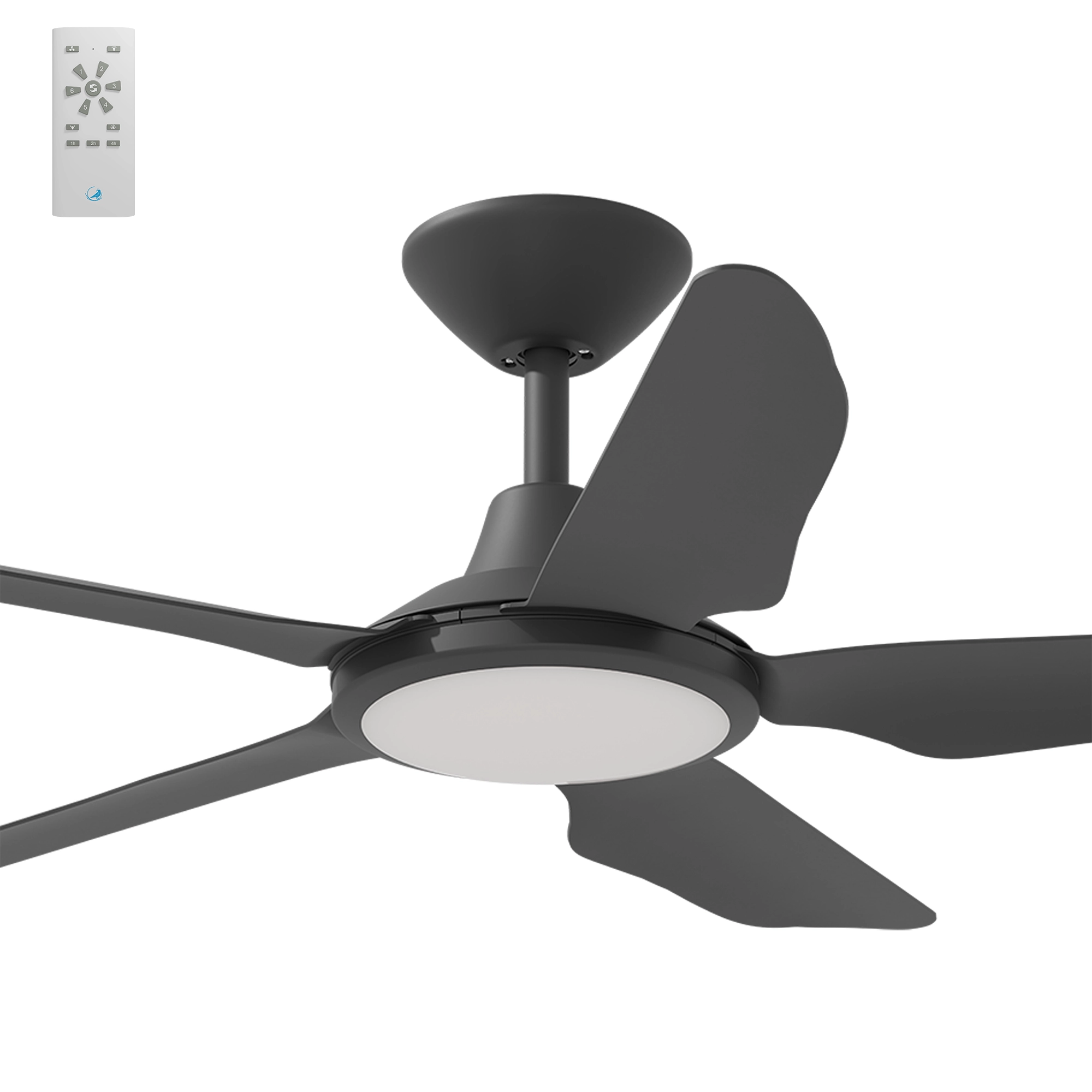 Calibo Storm 42" (1070mm) 5 Blade 18W Tricolour LED Light Indoor/Outdoor DC Ceiling Fan & Remote