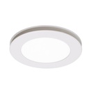 Martec White Flow Round Exhaust Fan With 12W Tri-Colour LED Light