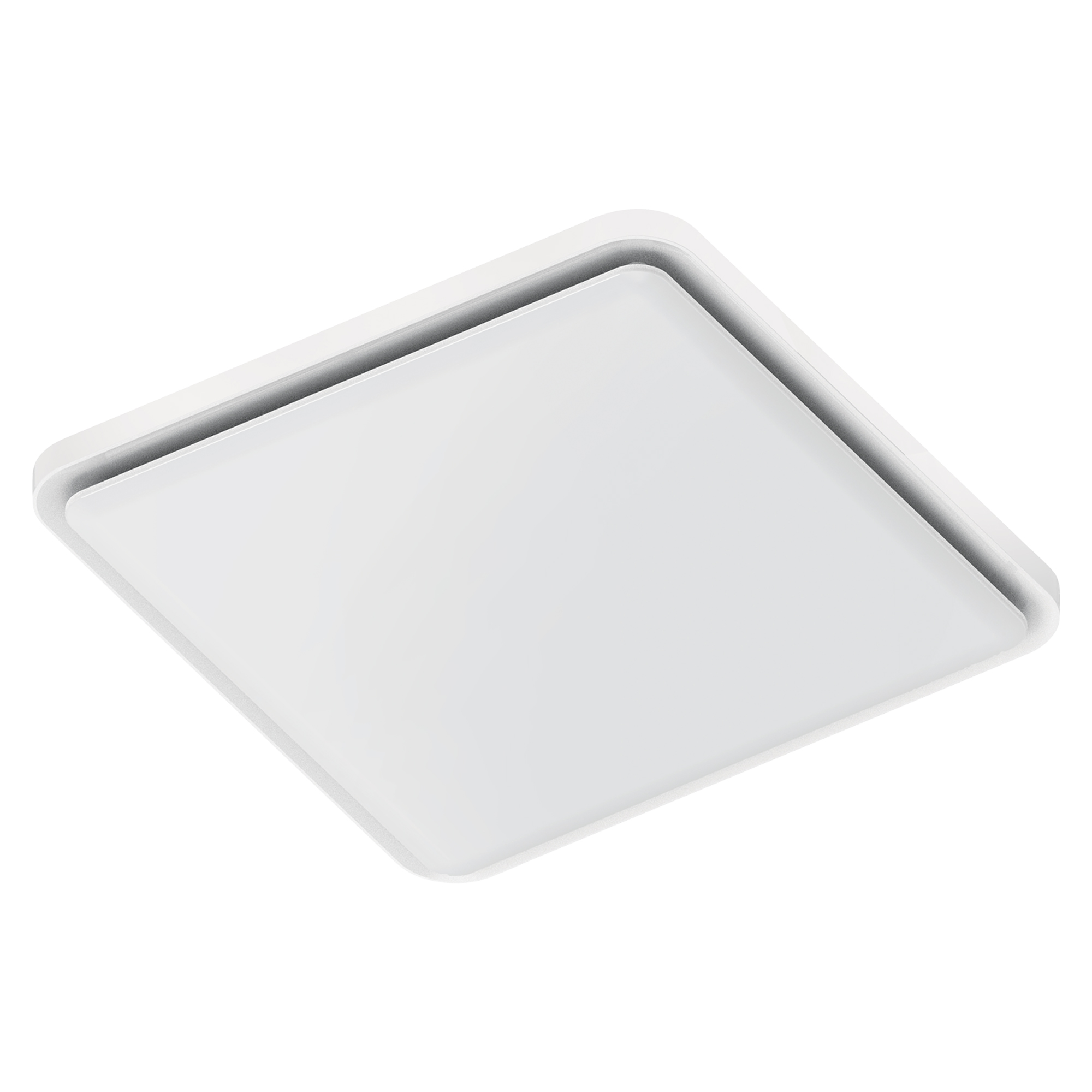 Martec White Saturn DIY Square Bathroom Exhaust Fan With Flex & Plug