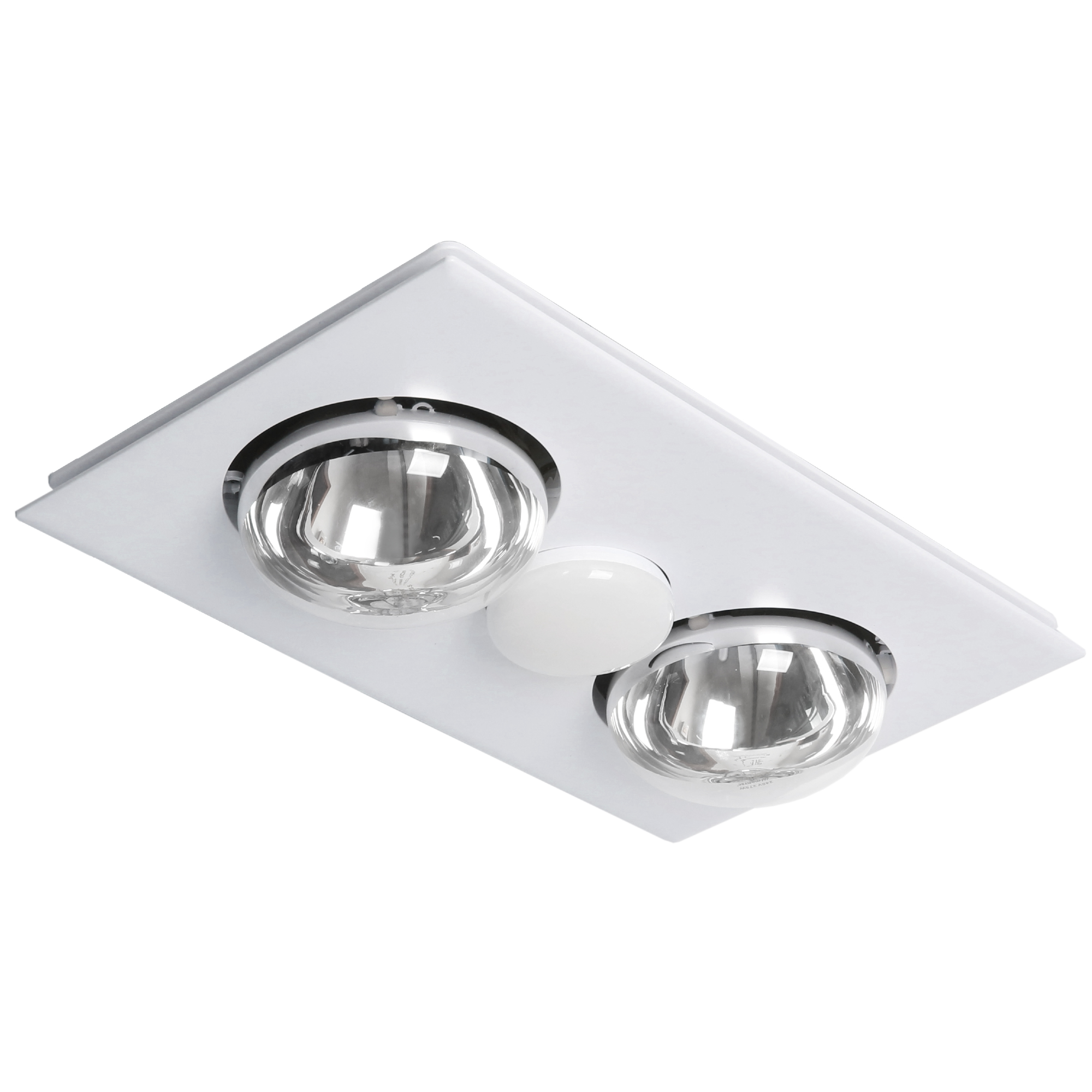 Martec Striker 2 Panel 3 in 1 Bathroom Exhaust Fan and Heater with Tricolour LED Light