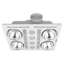 Martec Profile Plus 4 Lamp 3 in 1 Bathroom Heater, Exhaust Fan & LED Light
