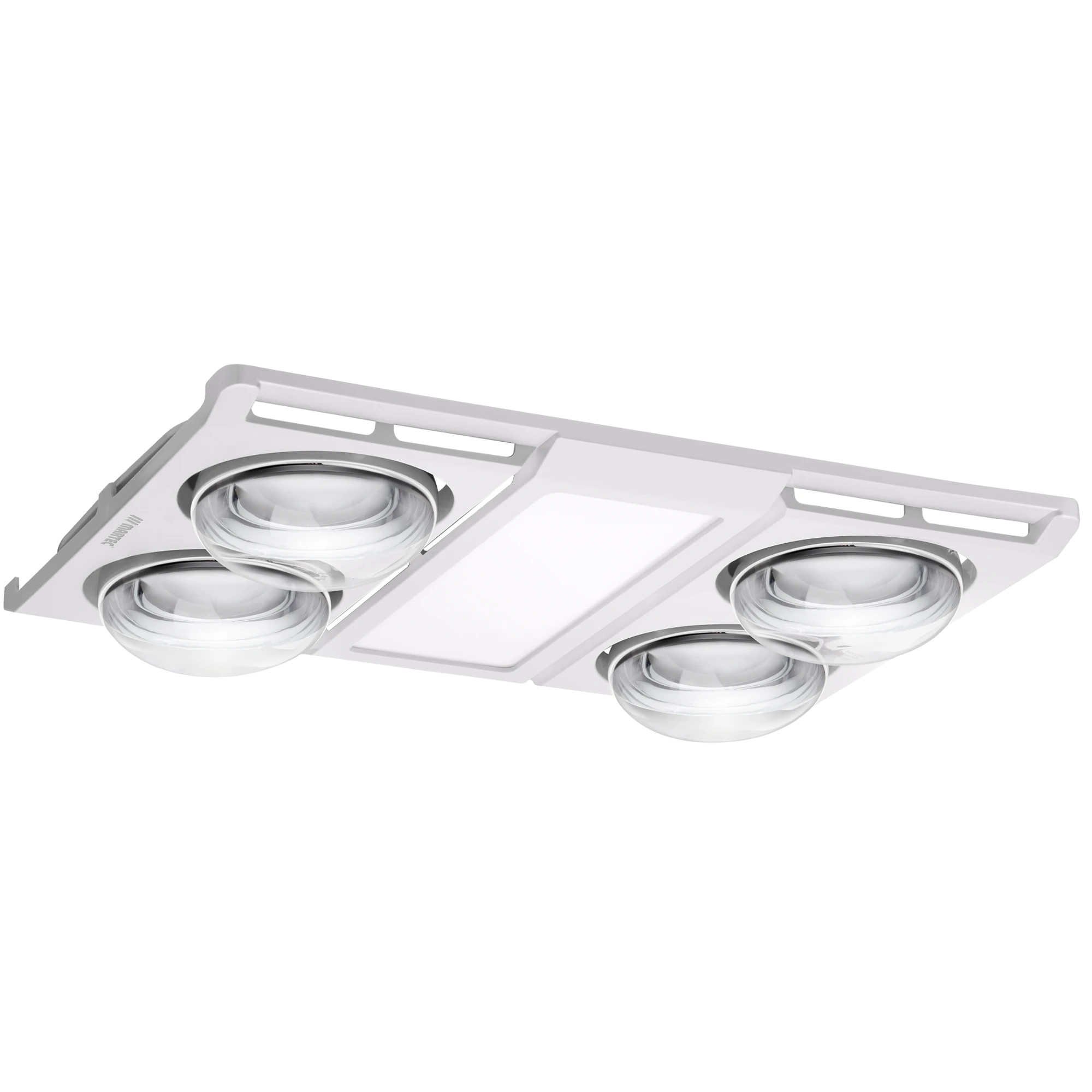 Martec Profile Panel 4 Bathroom 3 in 1 Exhaust Fan with LED Light and Heat