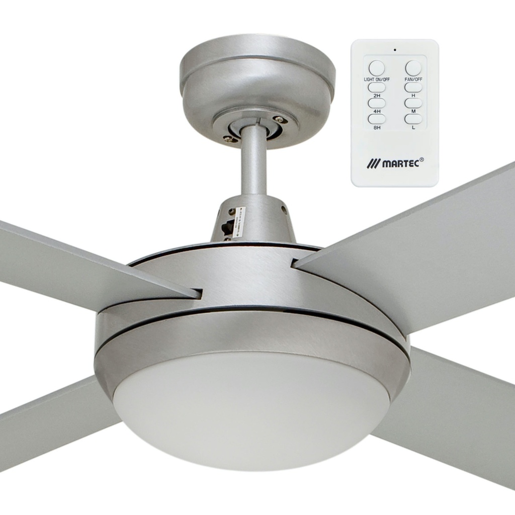 Martec Lifestyle 52" Ceiling Fan With 2 X E27 Light + Premier Remote