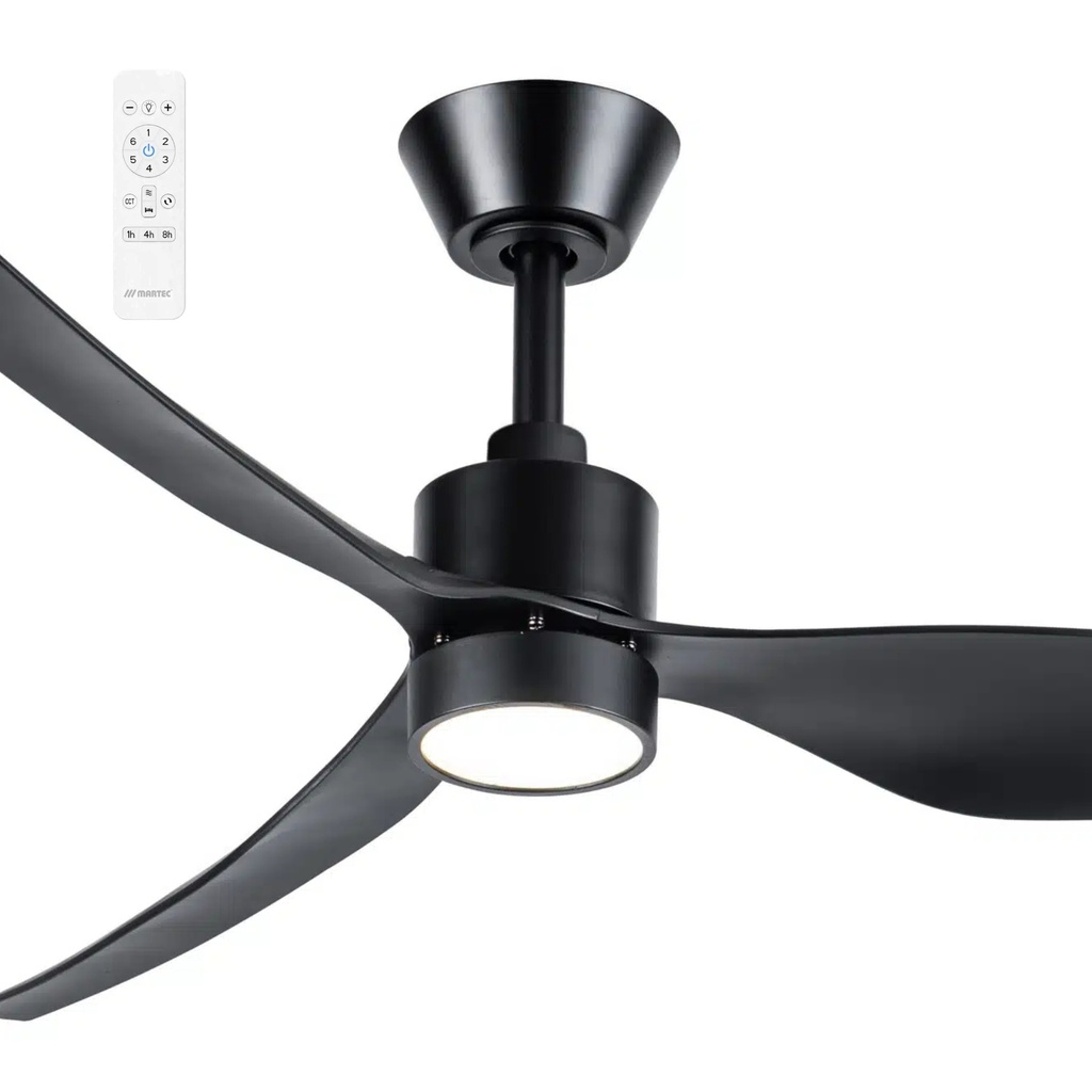 Martec Genoa 50" Smart DC Indoor/Outdoor Ceiling Fan with 16W CCT LED Light and Remote