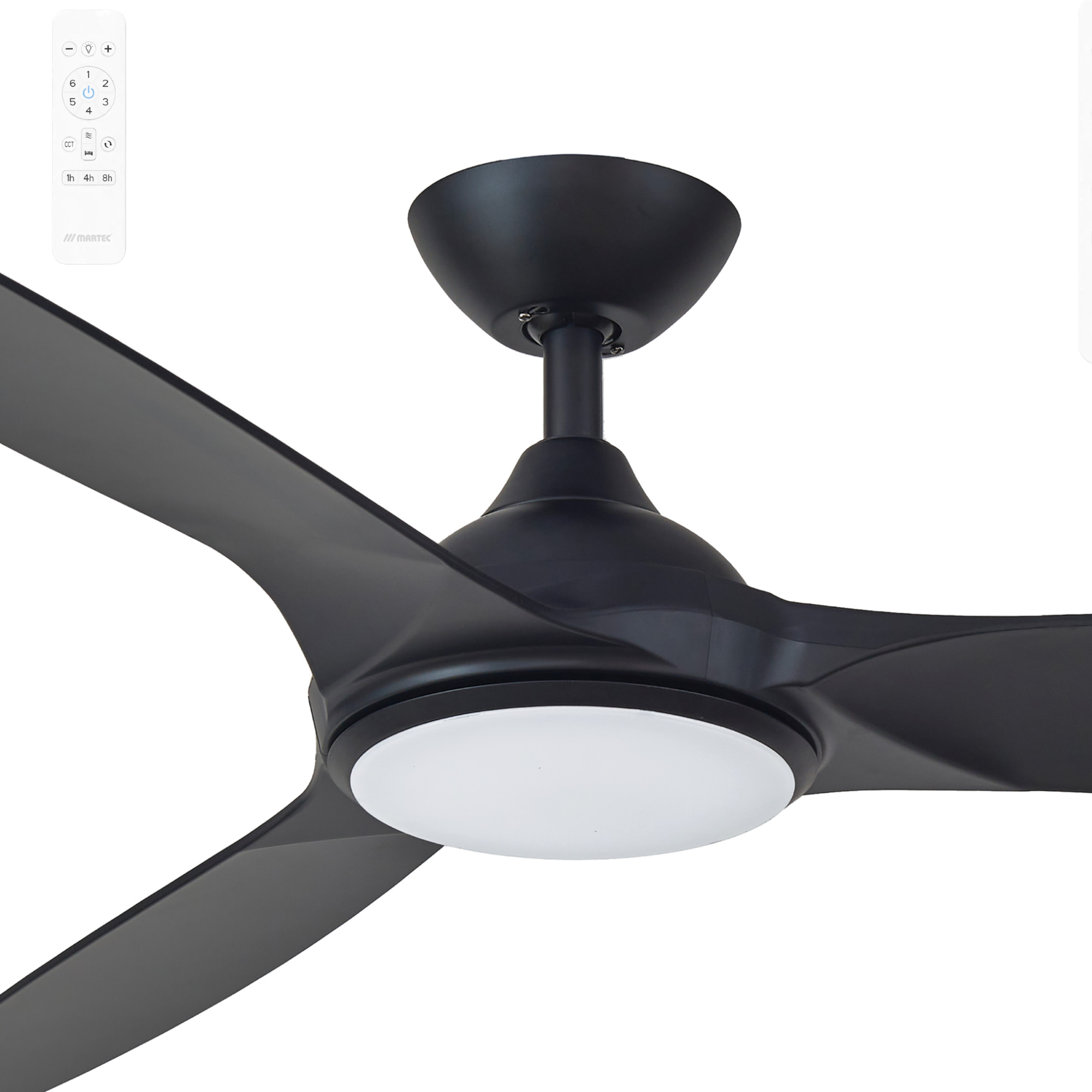 Martec Newport 56" DC Smart Ceiling Fan with LED Light & WiFi Remote