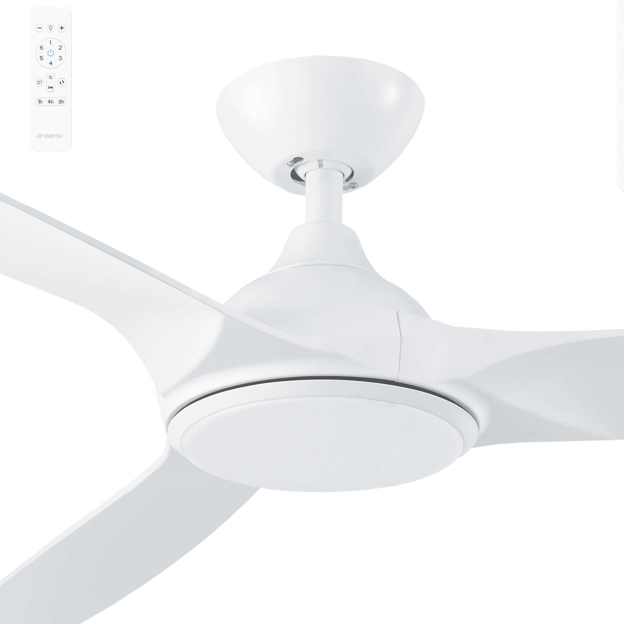 Martec Newport 56" DC Smart Ceiling Fan with LED Light & WiFi Remote