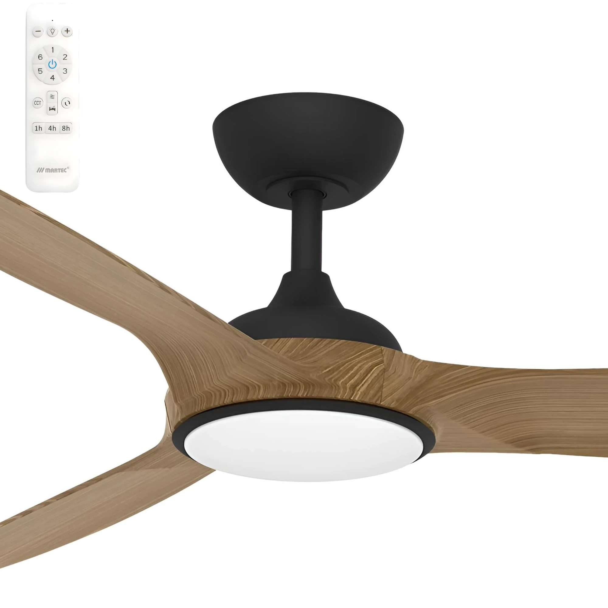 Martec Newport 56" DC Smart Ceiling Fan with LED Light & WiFi Remote