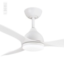 Martec Smart Elite 48" DC 3 Bladed Ceiling Fan With 18W CCT LED Dimmable Light & Remote
