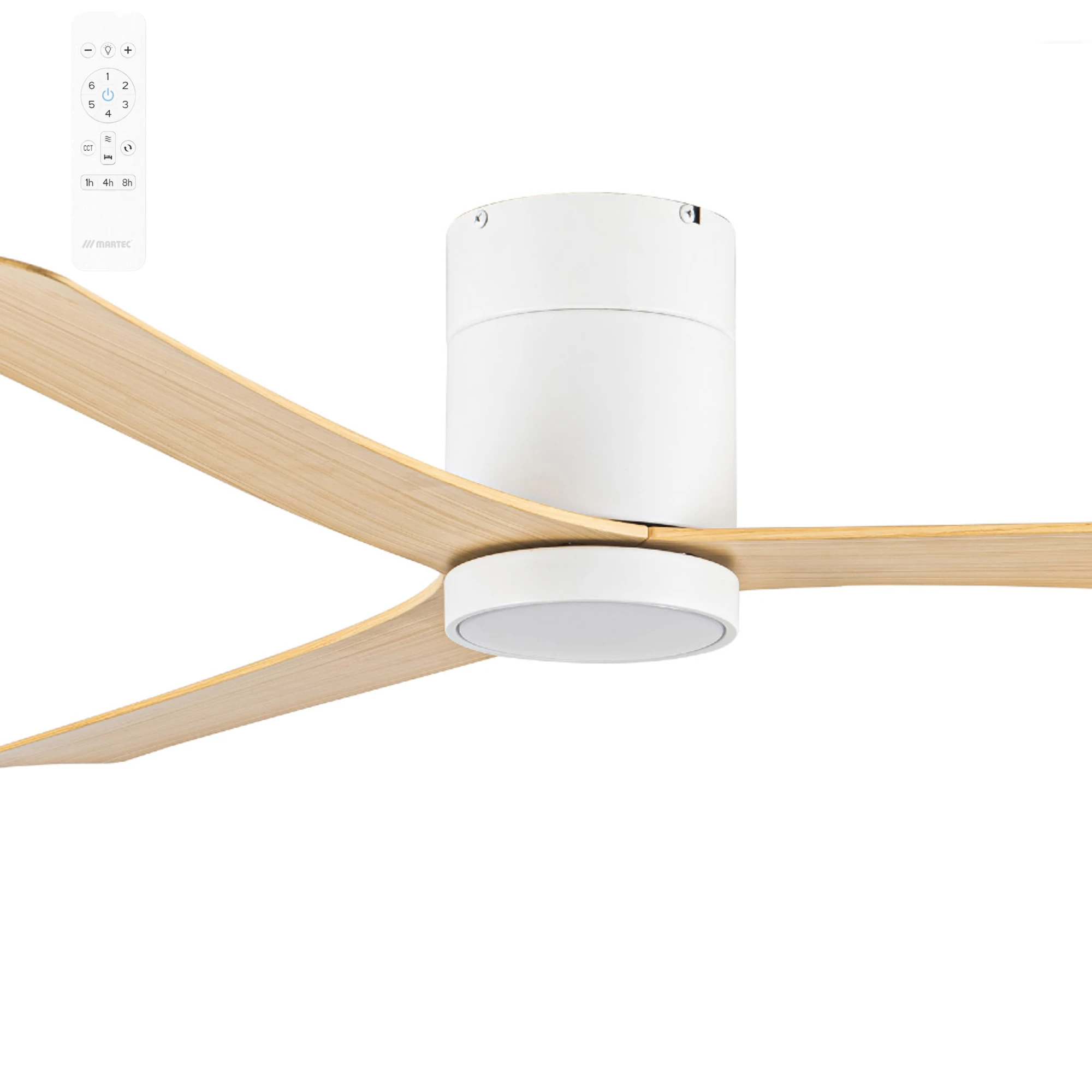 Martec Metro 52" Smart DC Ceiling Fan with 16W CCT Light and Remote