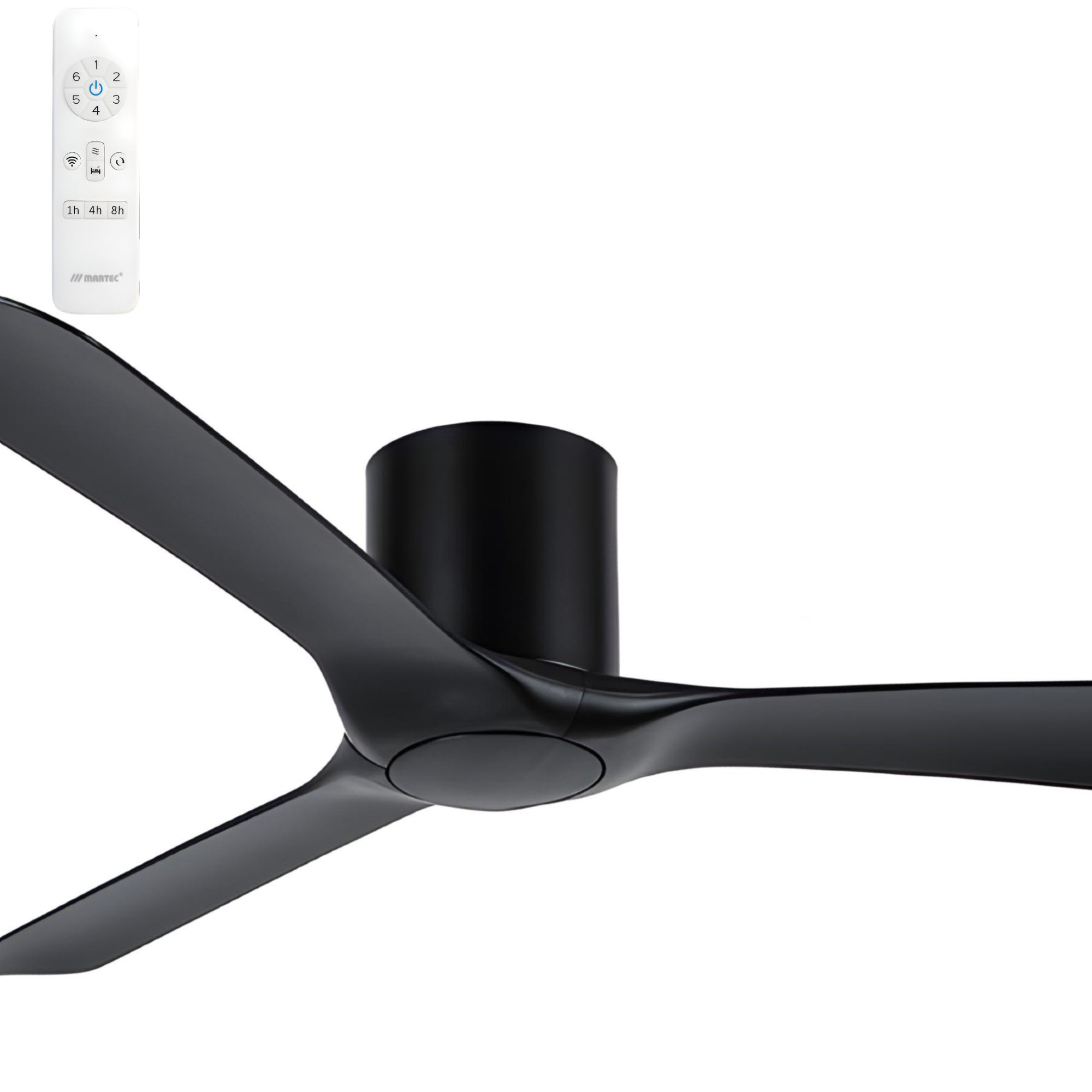 Martec Fresno 52" DC Smart Hugger Ceiling Fan with WiFi Remote