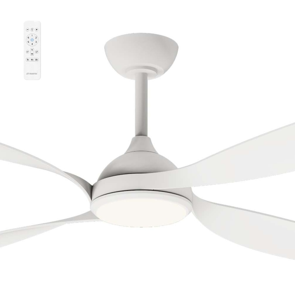 Martec Hampton 52" Smart DC Ceiling Fan with 18W CCT LED Light & Remote