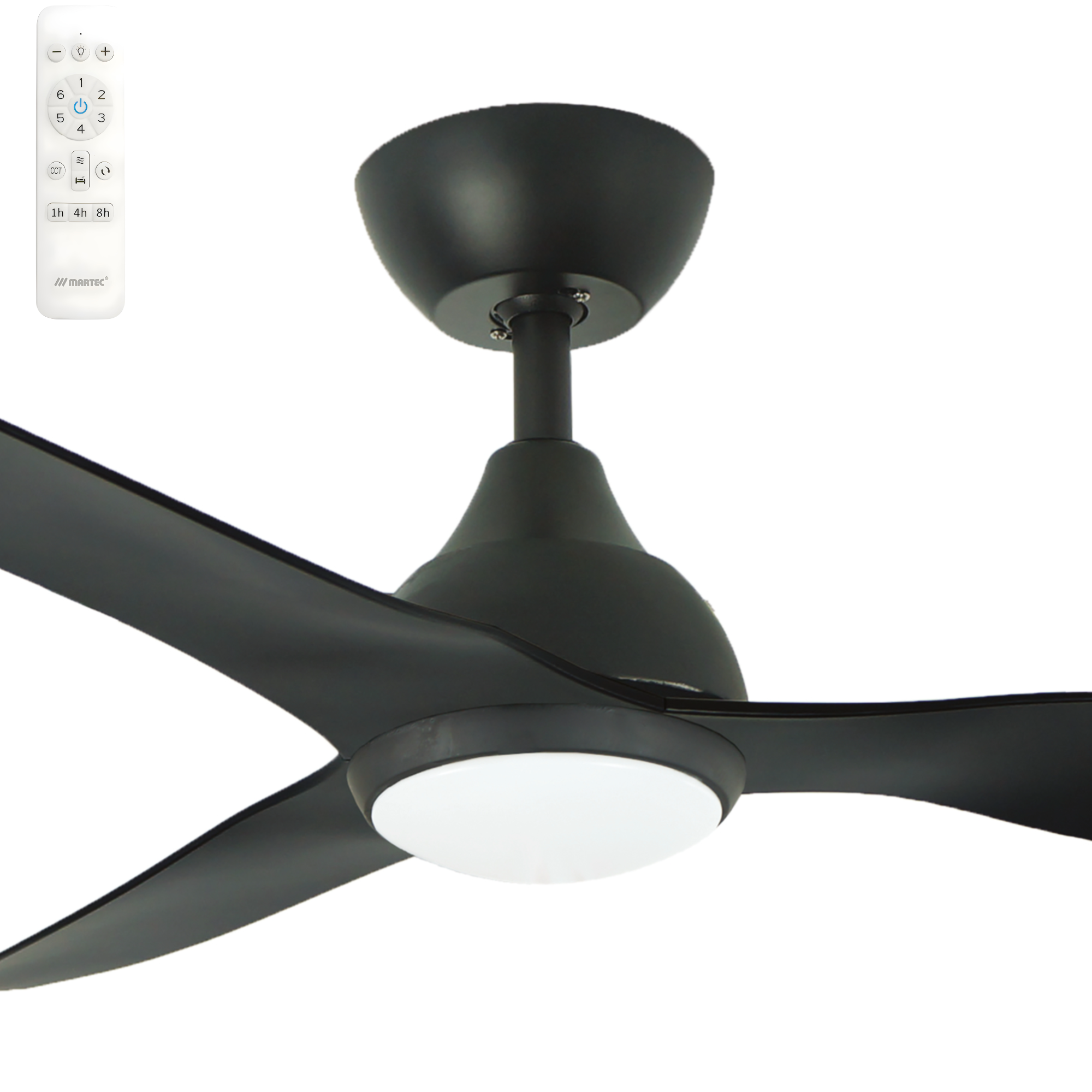Martec Avoca 52" DC Smart WiFi Ceiling Fan with LED Light and Remote