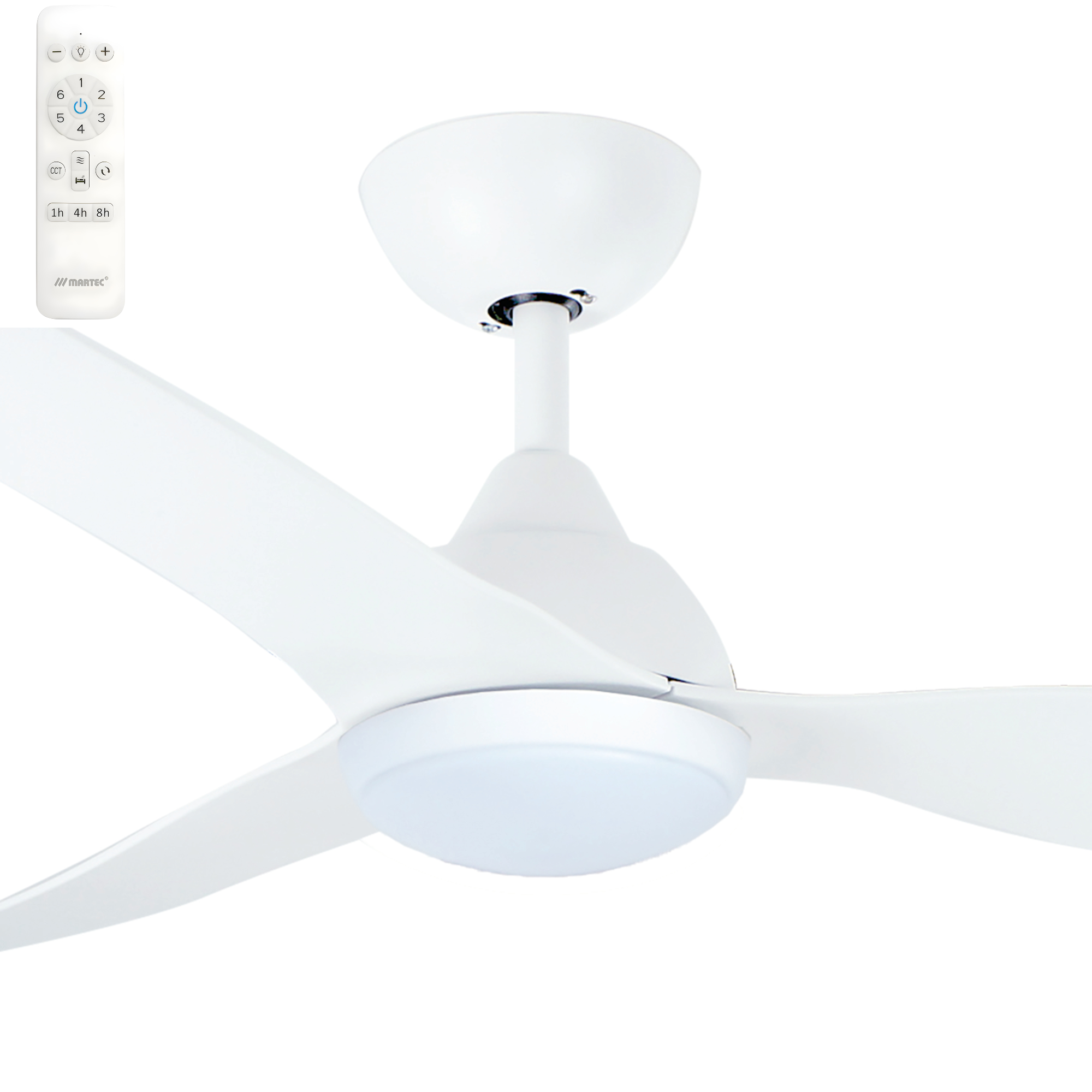 Martec Avoca 52" DC Smart WiFi Ceiling Fan with LED Light and Remote