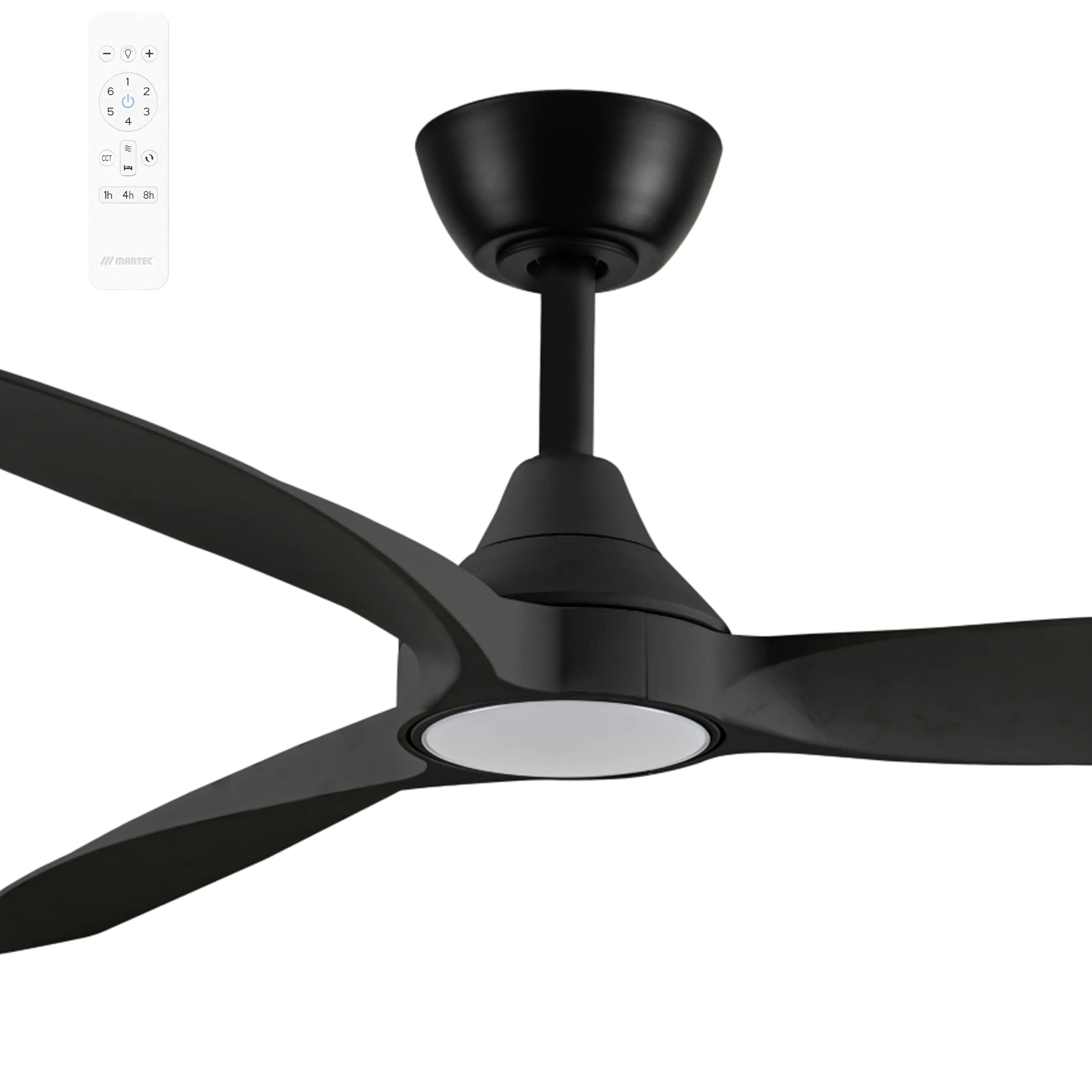 Martec Seaforth 56" DC Smart Ceiling Fan with 16W Dimmable LED Light and Remote Control