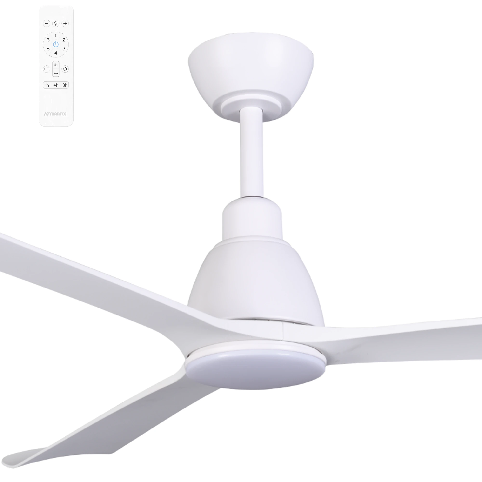 Martec Polo 52" DC Smart Ceiling Fan with 18W Dimmable LED Light and Remote Control