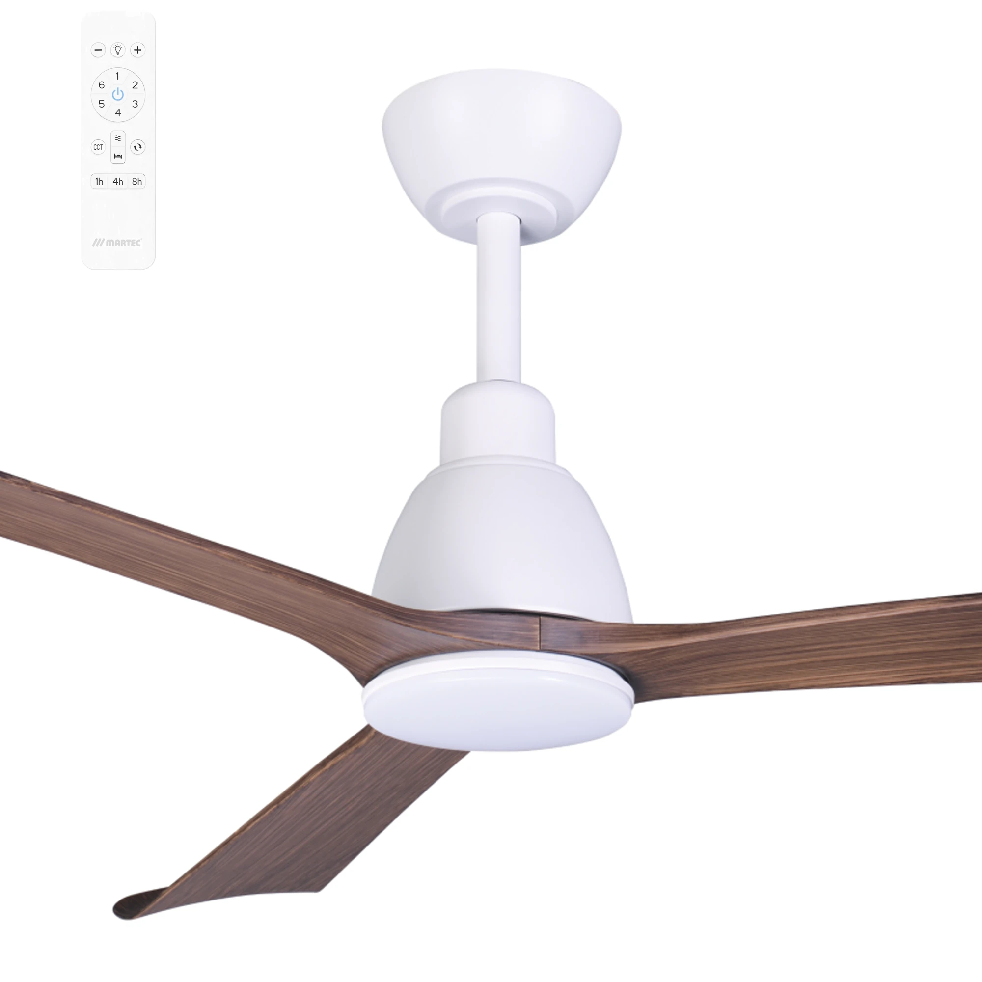 Martec Polo 52" DC Smart Ceiling Fan with 18W Dimmable LED Light and Remote Control