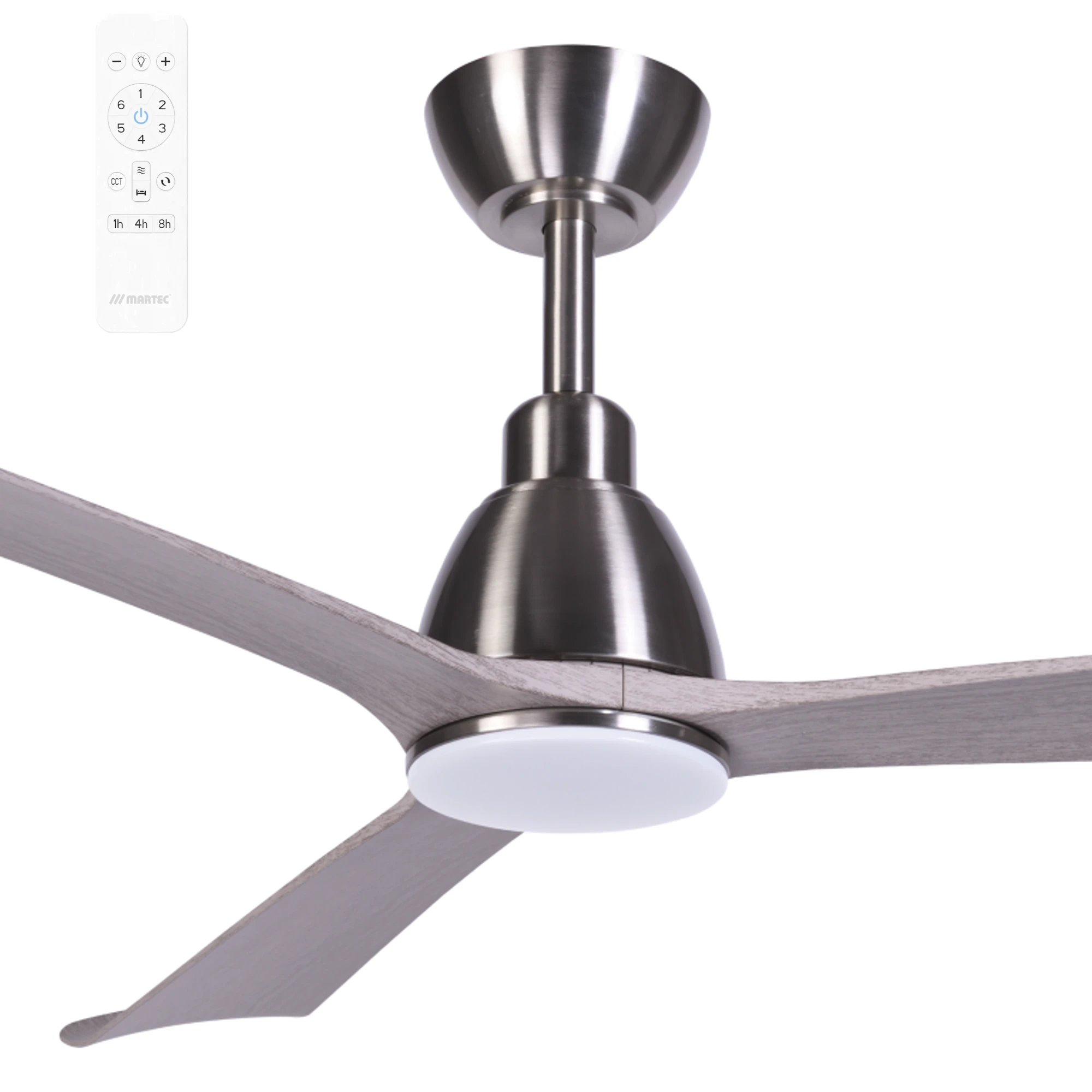 Martec Polo 52" DC Smart Ceiling Fan with 18W Dimmable LED Light and Remote Control