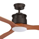 Governor 60" 3 Blade Industrial Style ABS Ceiling Fan with 15W CCT LED Light