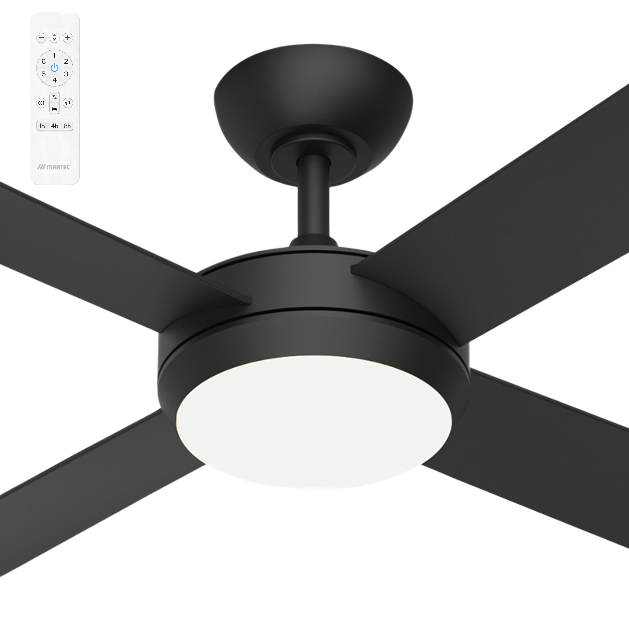 Martec Quantum 52" DC Ceiling Fan with Multi-CCT LED and Remote