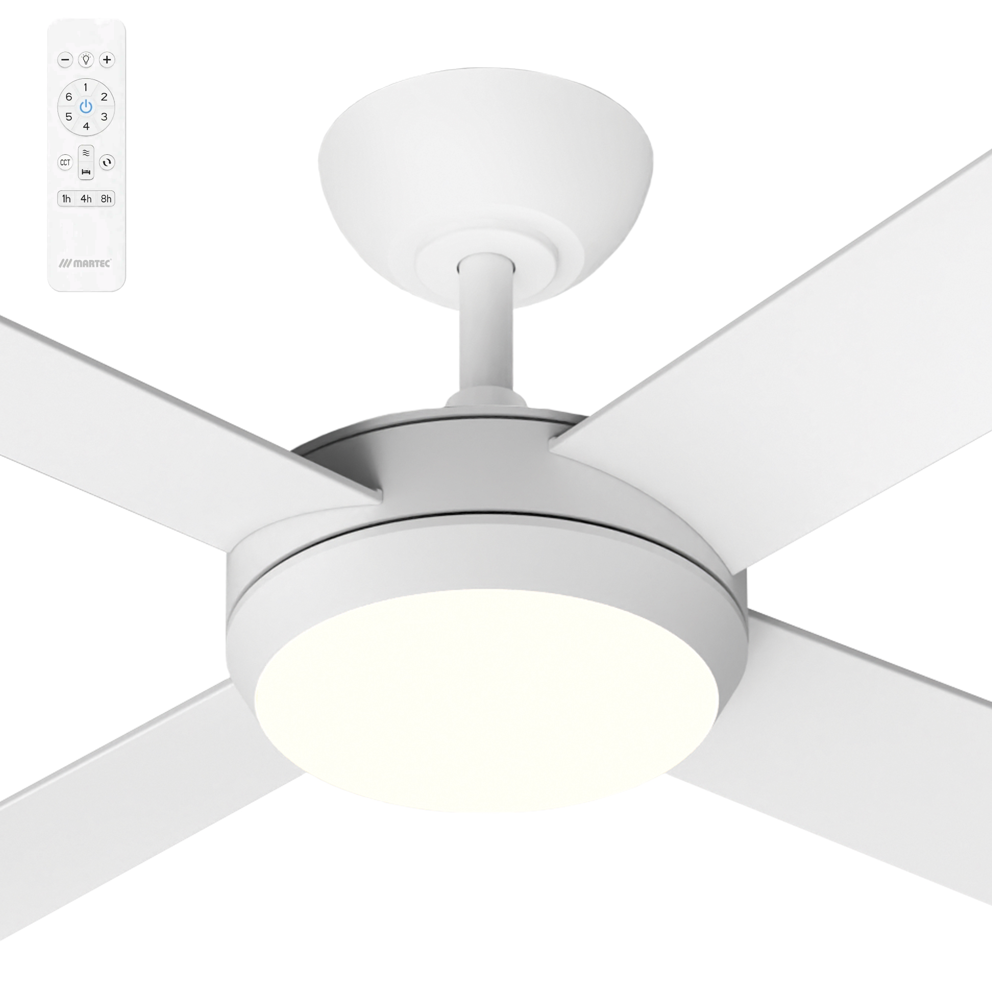 Martec Quantum 52" DC Ceiling Fan with Multi-CCT LED and Remote