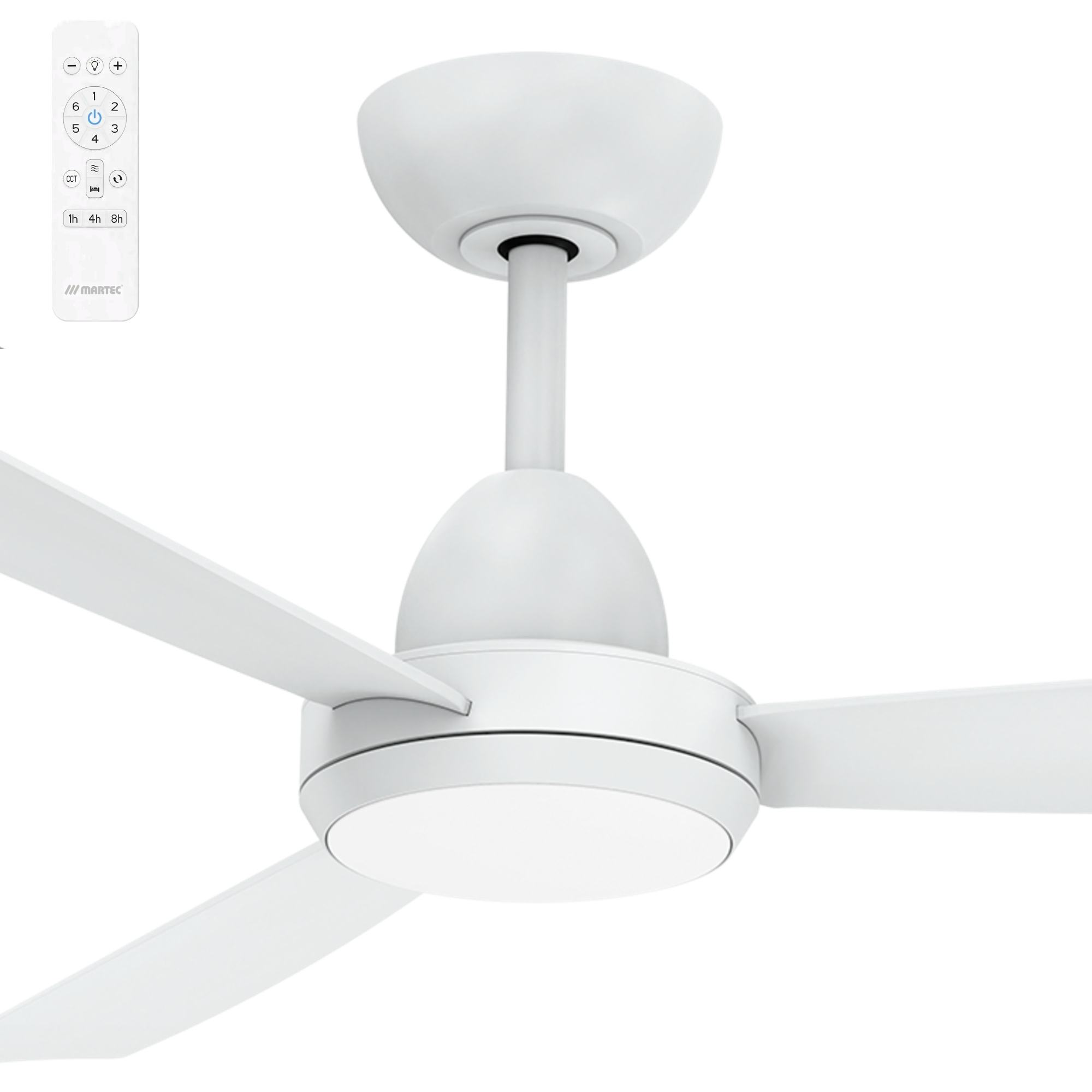 Martec Zorro 48" DC Ceiling Fan with Multi-CCT LED and Remote