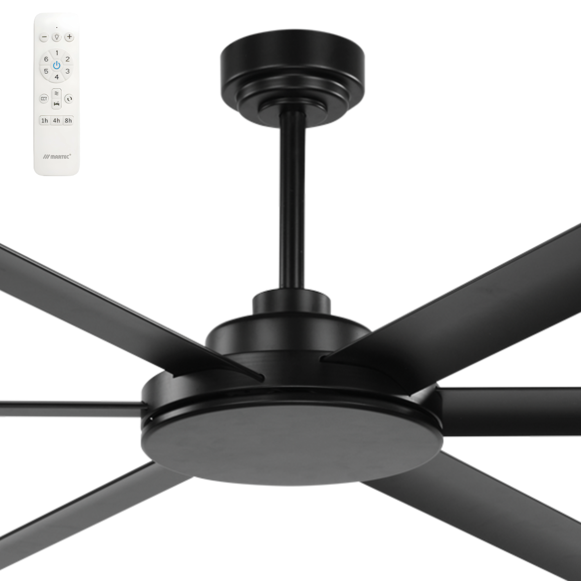 Martec Albatross II Extra Large 84" Industrial DC Smart Ceiling Fan with WiFi Remote
