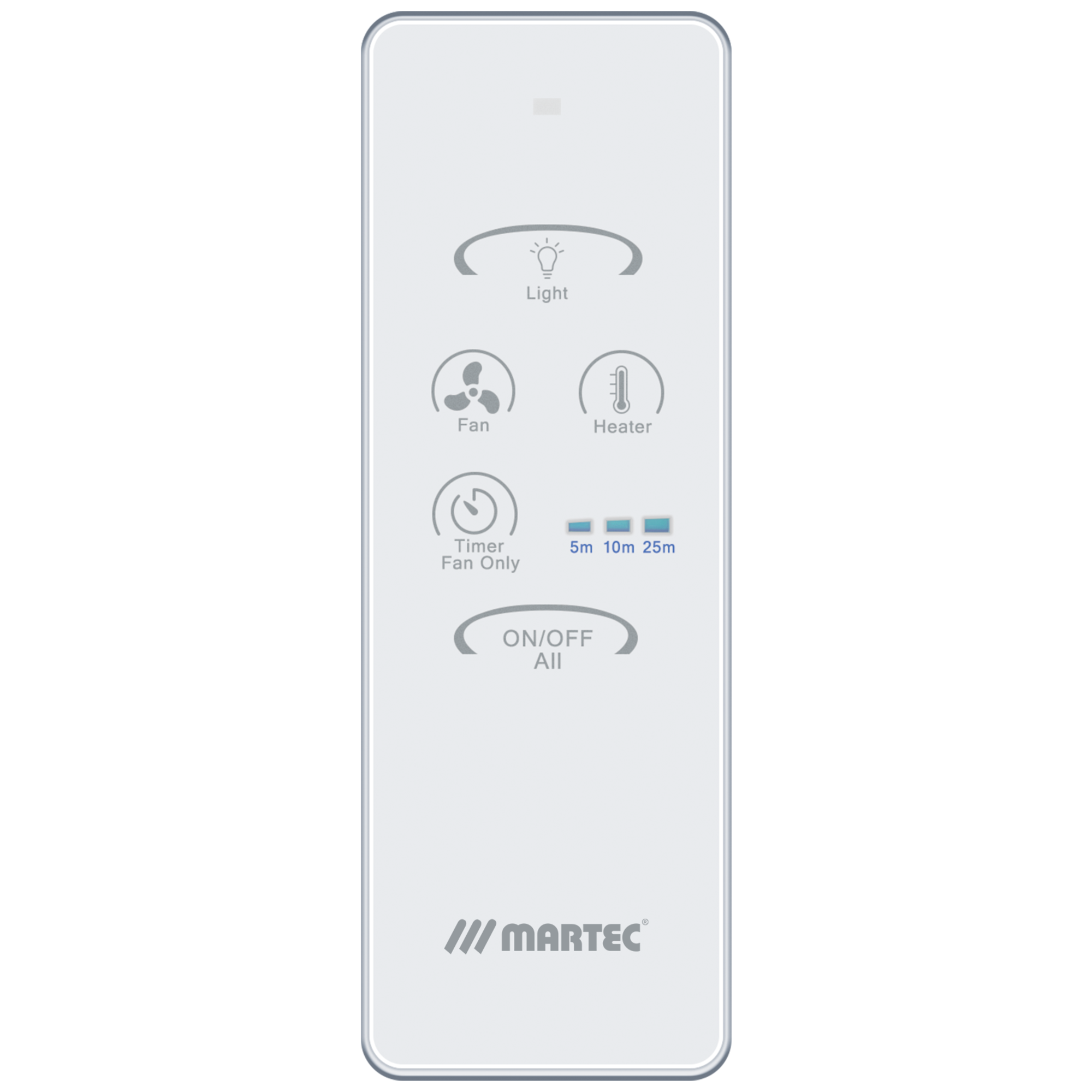 [290080] Martec Wireless Remote Control Kit for 3 in 1 Bathroom Exhaust Fan with Heater