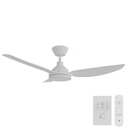 Sora DC Ceiling Fan by Calibo with LED Light – White 48″