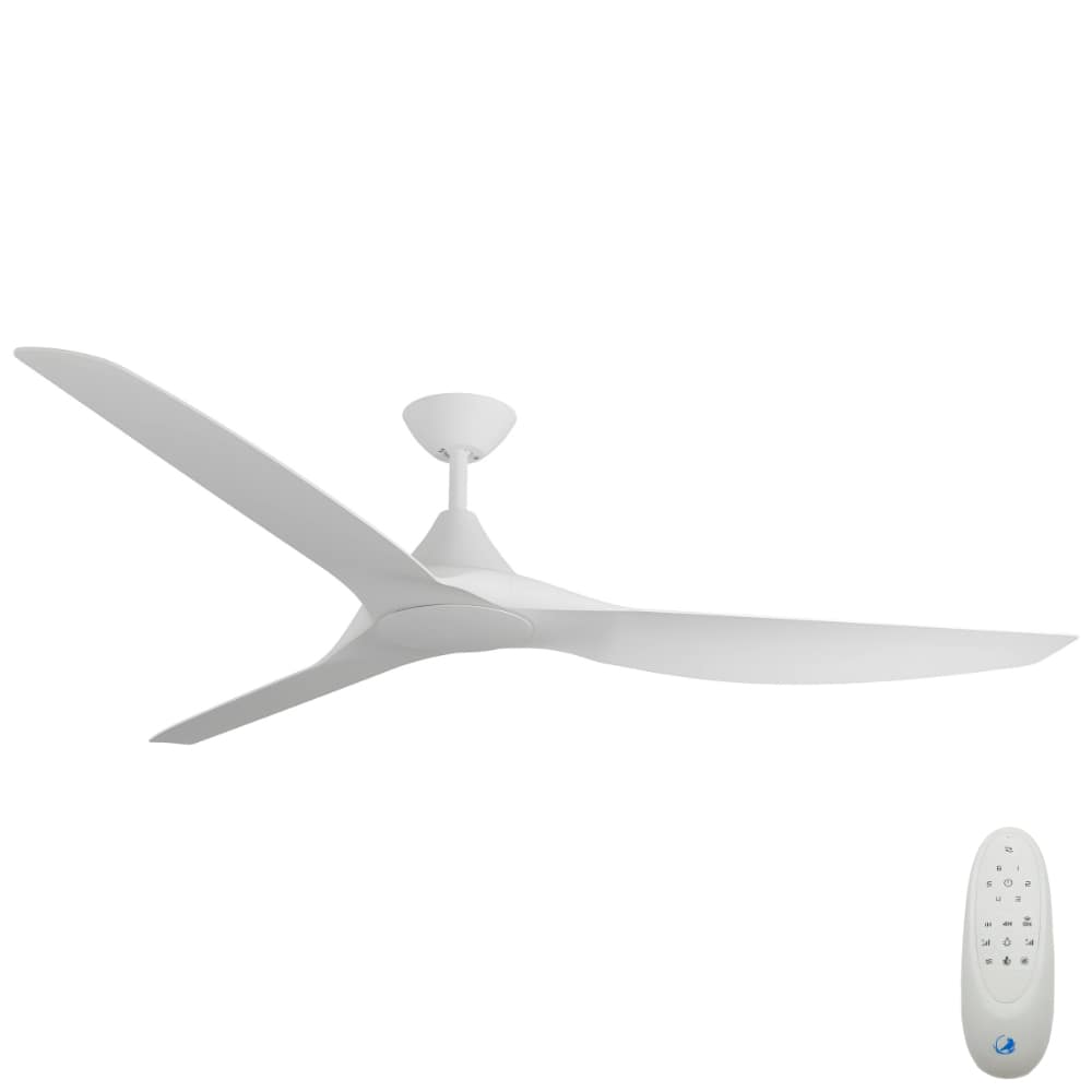 [W-CFADCF16WH-WH] CloudFan SMART DC Ceiling Fan by Calibo – White 72″