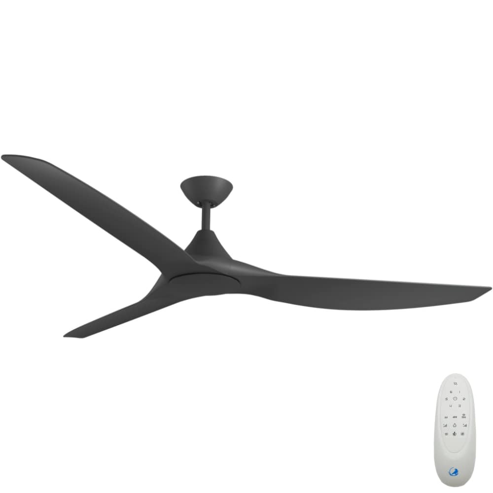 [W-CFADCF16BL-BL] CloudFan SMART DC Ceiling Fan by Calibo – Black 72″