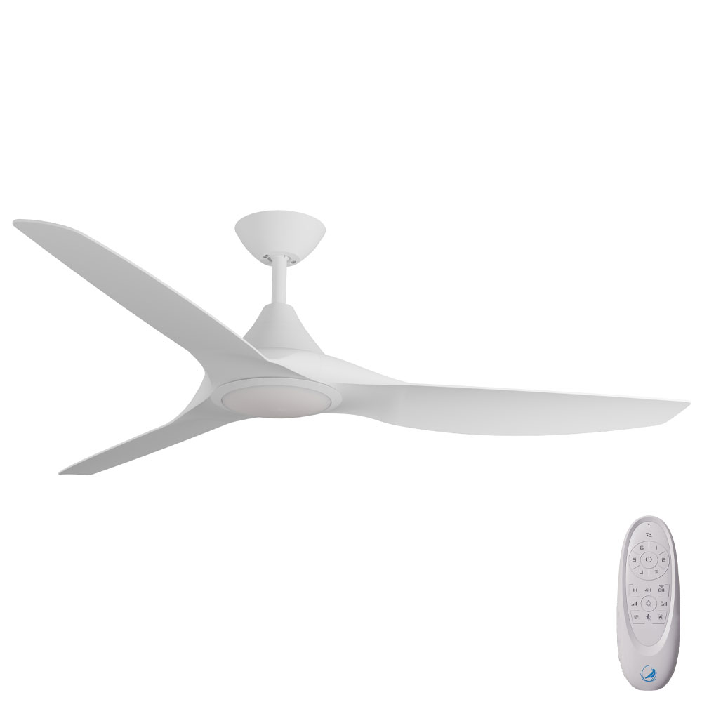 [W-CFADCF25LWH-WH] Calibo CloudFan SMART DC Ceiling Fan with CCT LED Light – White 60″