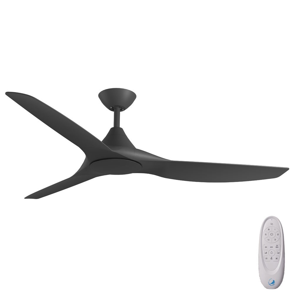 [W-CFADCF25BL-BL] Calibo CloudFan SMART DC Ceiling Fan with Remote- Black 60″