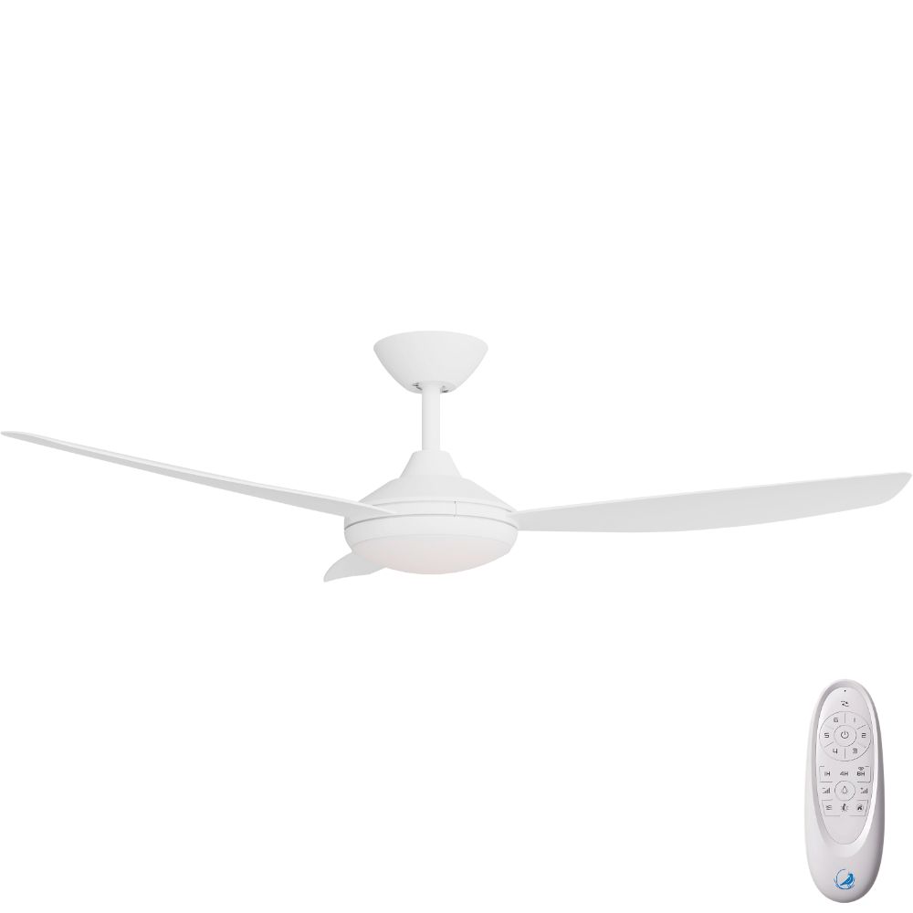 [W-CFADCO13LWH-WH] Condor DC SMART Ceiling Fan by Calibo with LED Light – White 52″