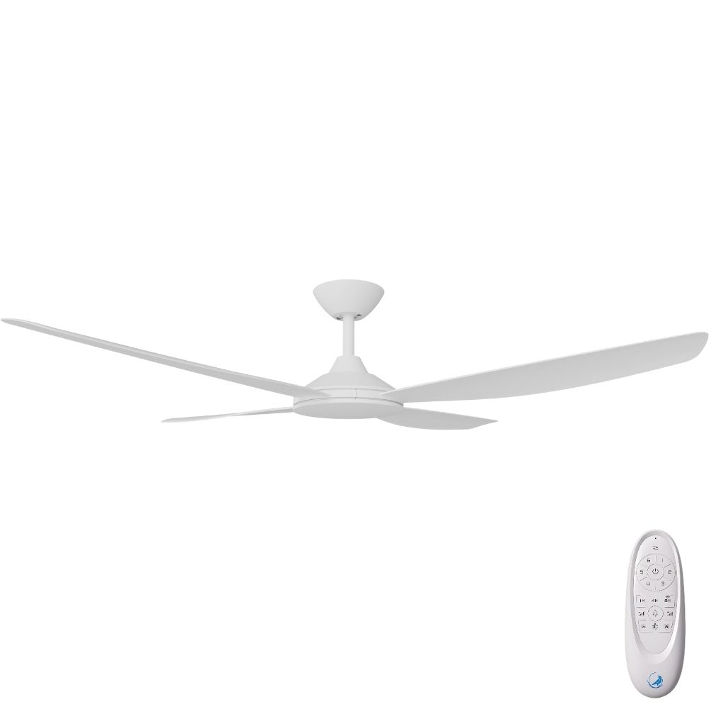 [W-CFADVA14WH-WH] Vanga DC Ceiling Fan by Calibo – White 56″