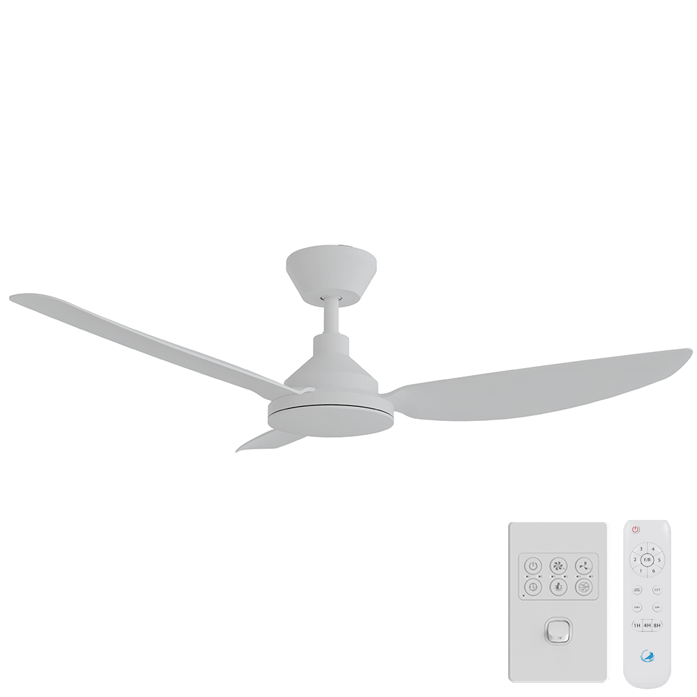 Sora DC Ceiling Fan by Calibo – White 48″
