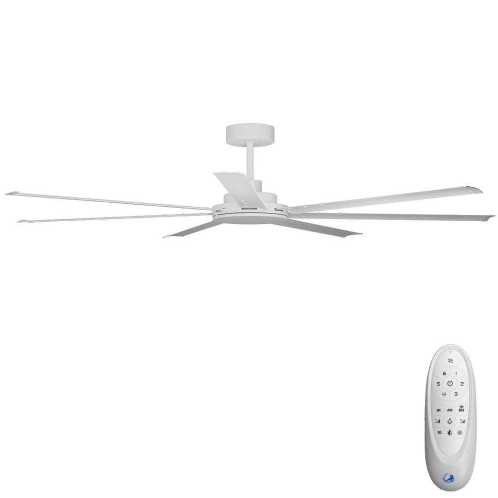 Alula SMART DC Ceiling Fan by Calibo – White 80″