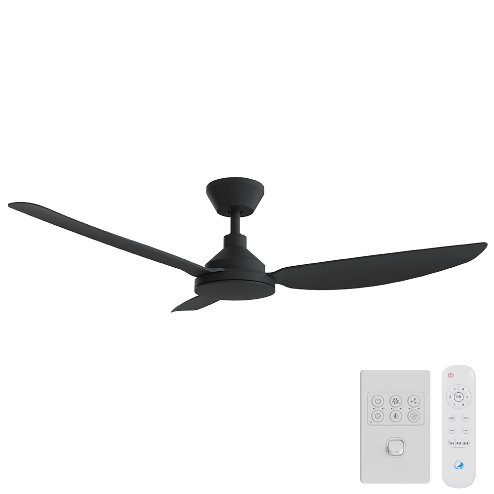 [CFADSO13BL] Sora DC Ceiling Fan by Calibo – Black 52″