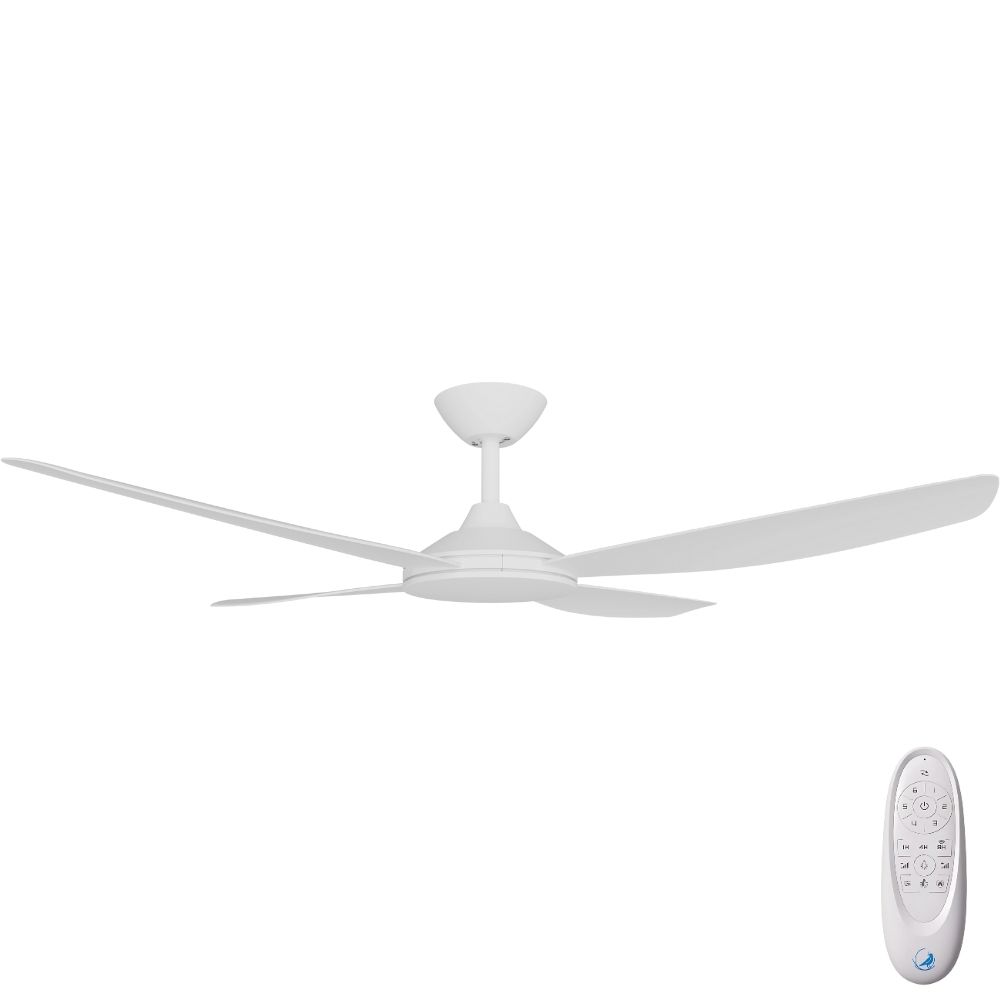 [W-CFADVA13WH-WH] Vanga DC SMART Ceiling Fan by Calibo – White 52″