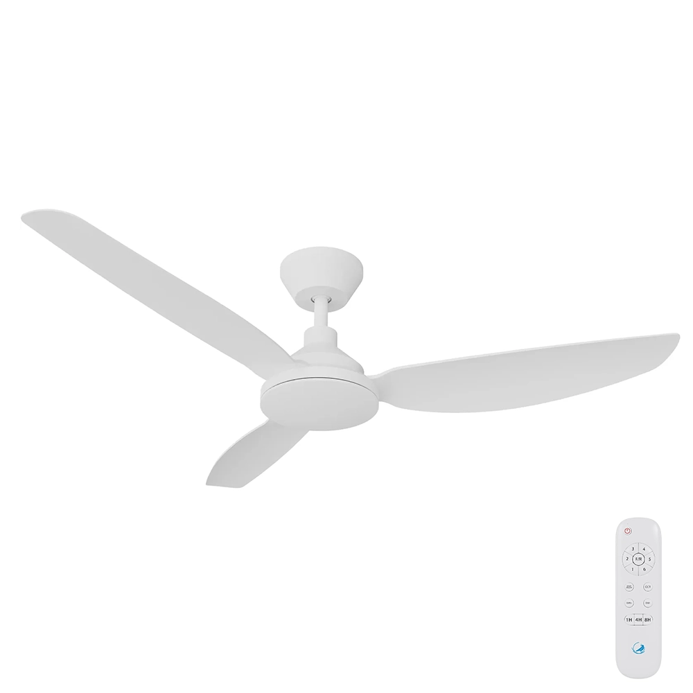 Clayfield DC Ceiling Fan by Calibo – White 52″