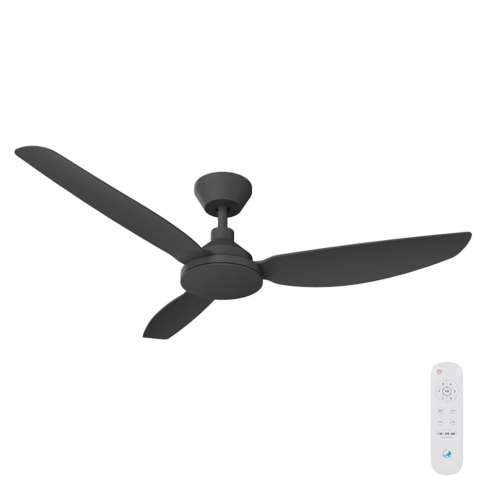 [CFADCL13BL] Clayfield DC Ceiling Fan by Calibo – Black 52″