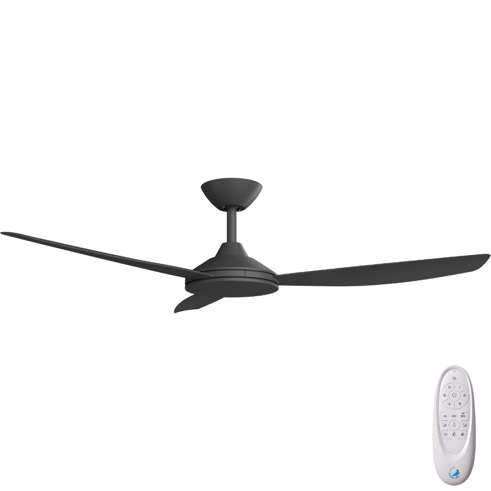 [W-CFADCO13BL-BL] Condor DC SMART Ceiling Fan by Calibo – Black 52″